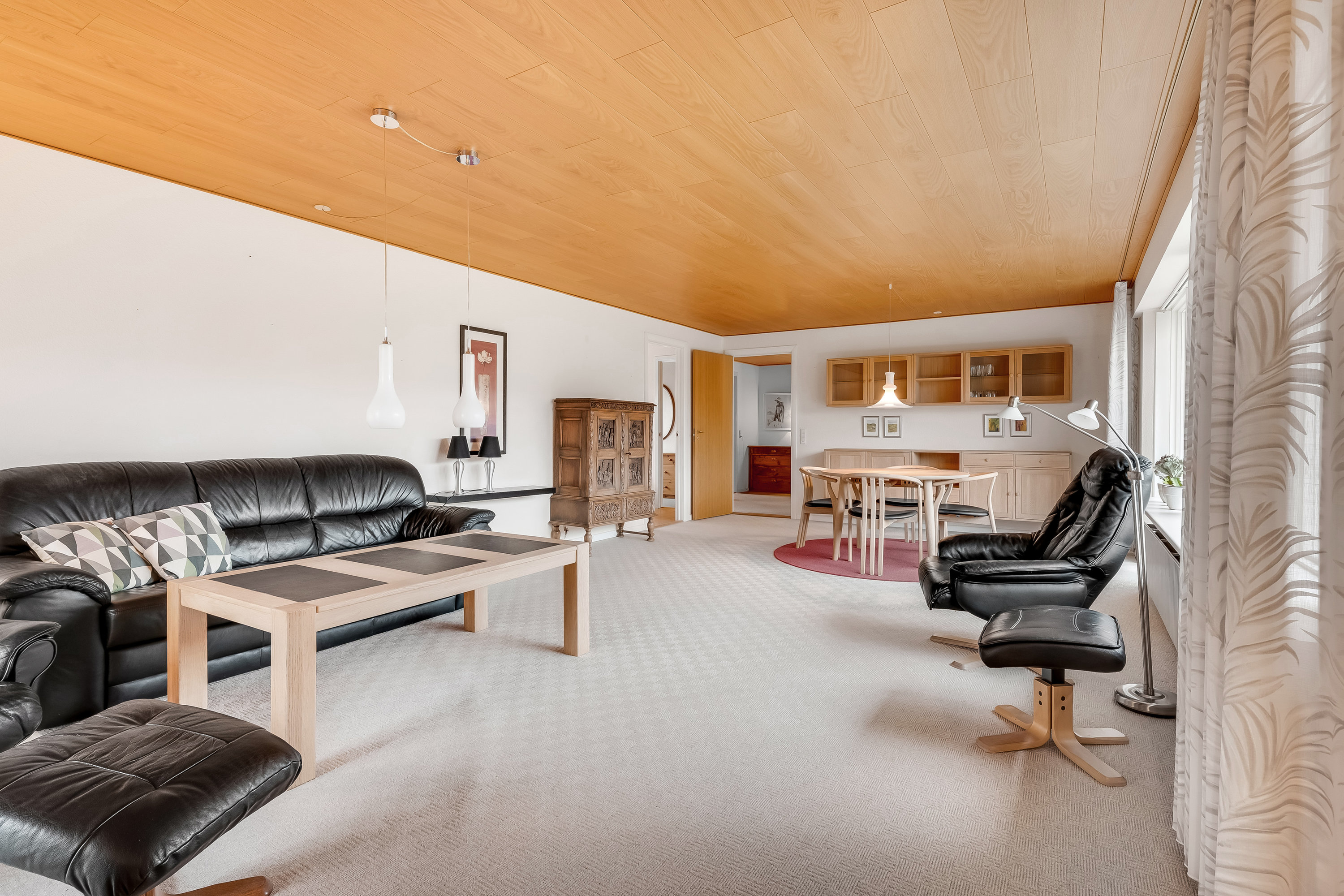 Fremhævet stue billede i fuldskærmstilstand. Billede af Højdedraget 89, 6940 Lem St