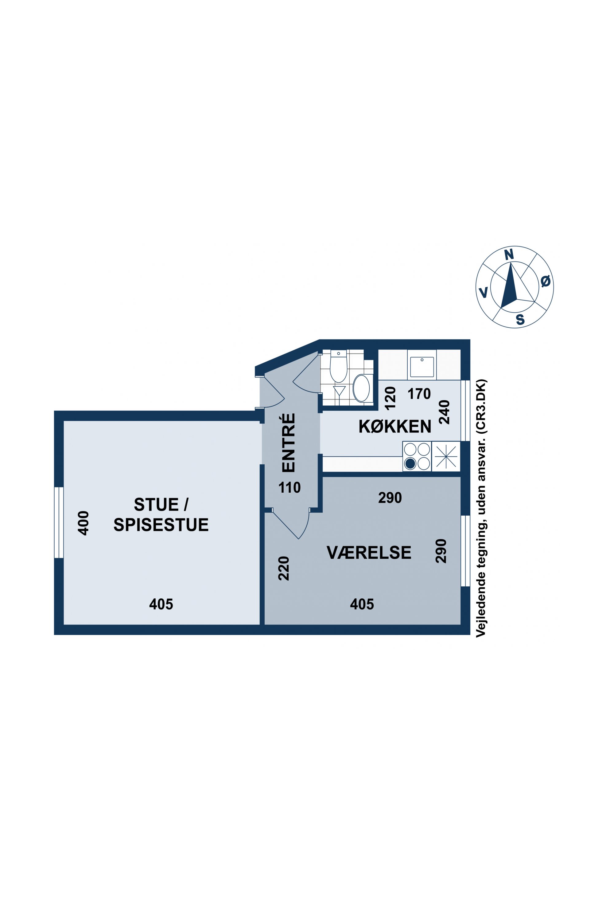 Plantegninger billede af Christianehøj 71, st.. th., 2860 Søborg