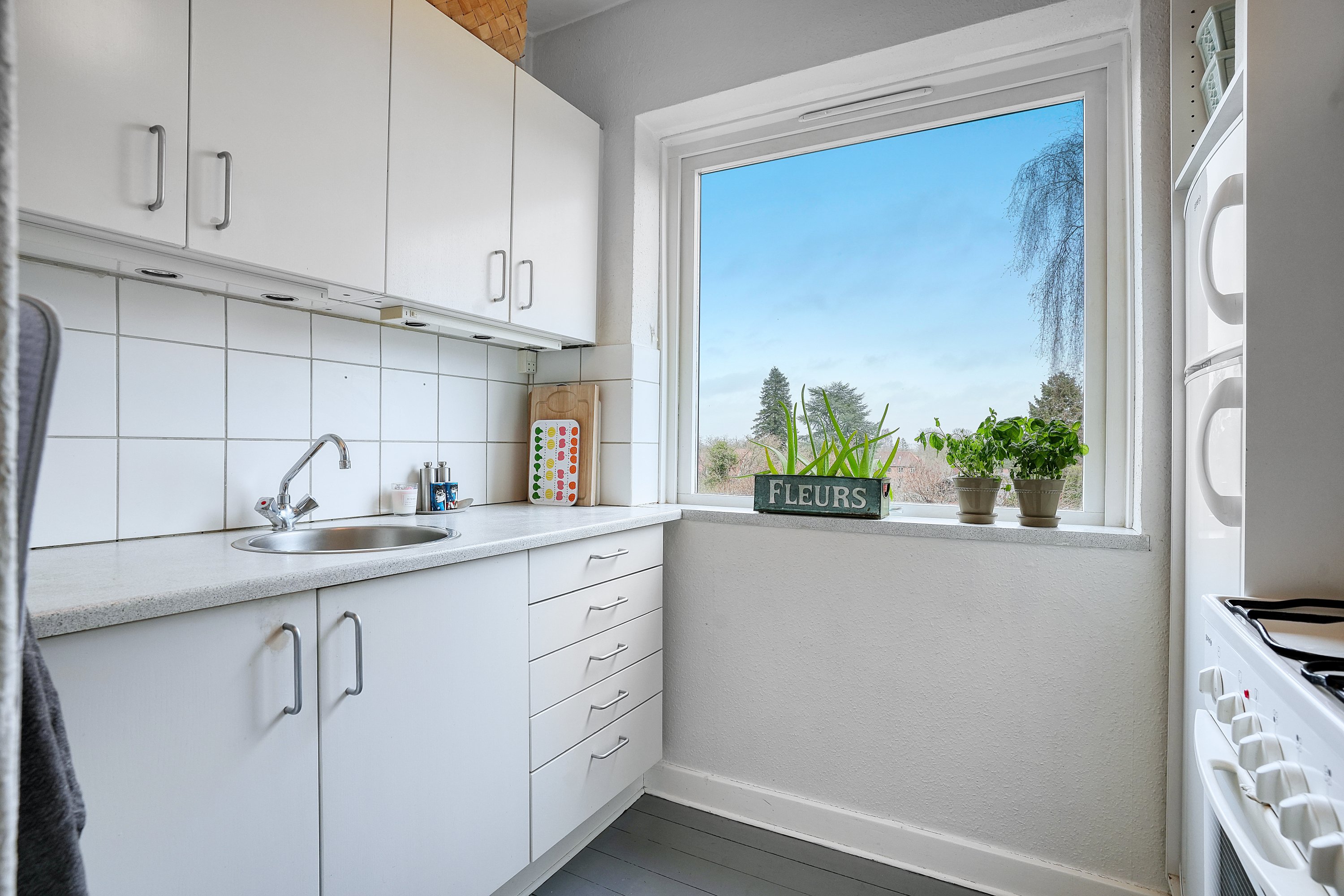 Fremhævet køkken billede i fuldskærmstilstand. Billede af Christianehøj 71, st.. th., 2860 Søborg