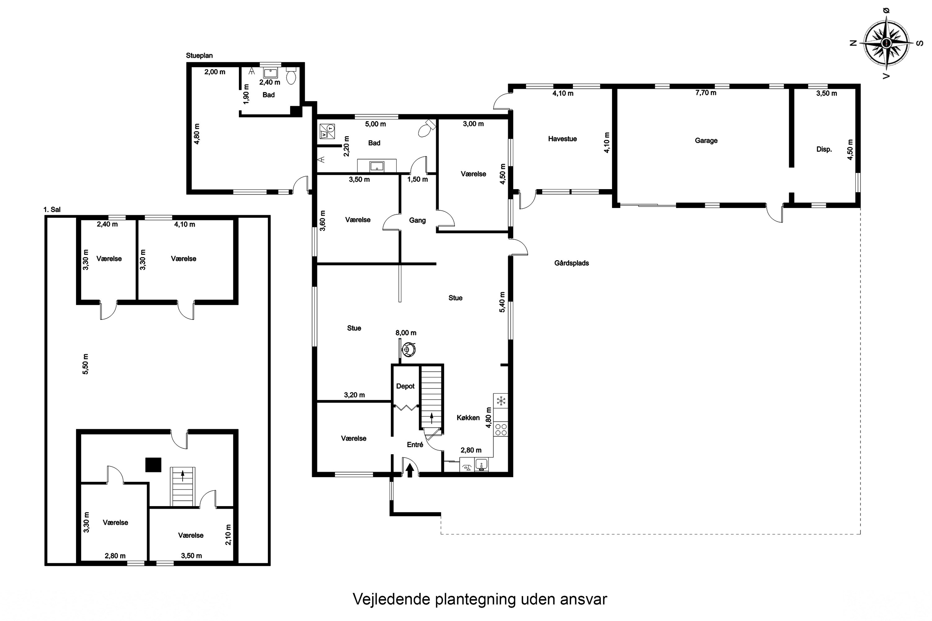 Plantegninger billede af Filippavej 50, Hundstrup, 5762 Vester Skerninge