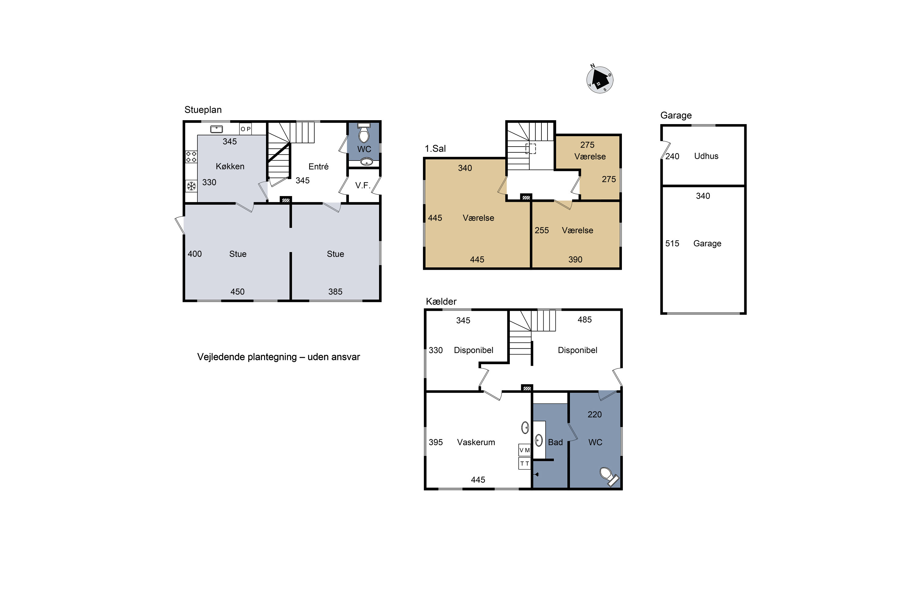 Plantegninger billede af Kobækvej 16, 4230 Skælskør