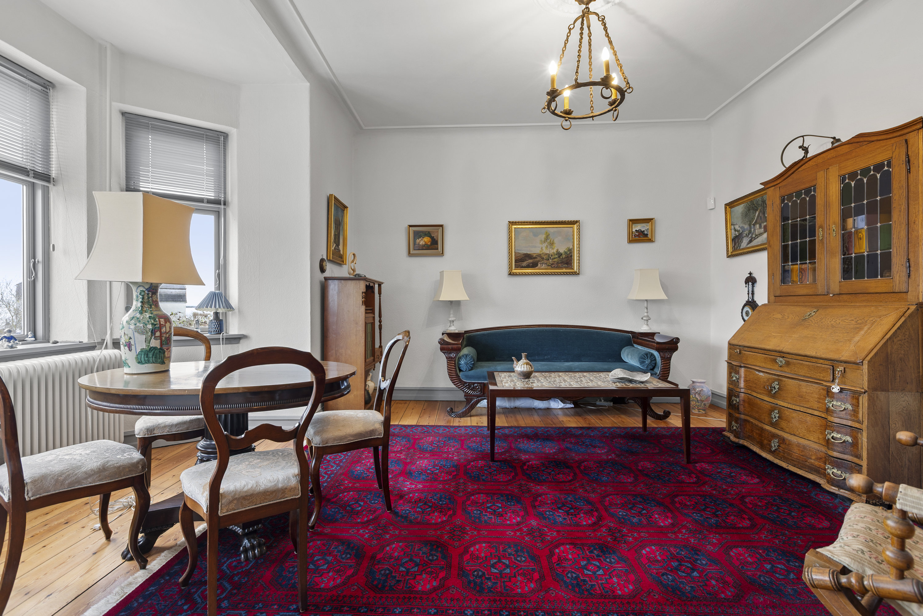 Fremhævet stue billede i fuldskærmstilstand. Billede af Lygtebakken 1, 4220 Korsør