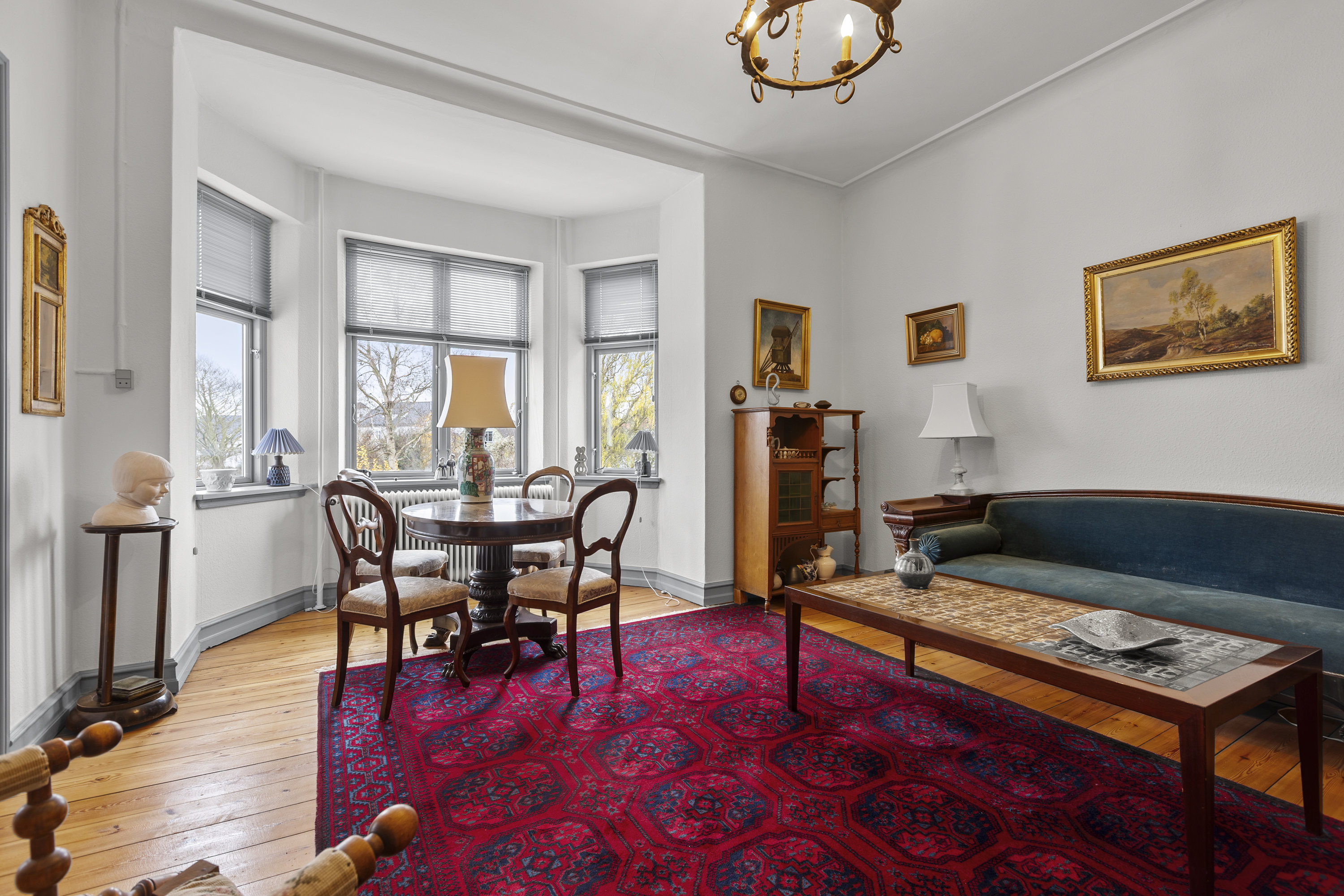 Fremhævet stue billede i fuldskærmstilstand. Billede af Lygtebakken 1, 4220 Korsør