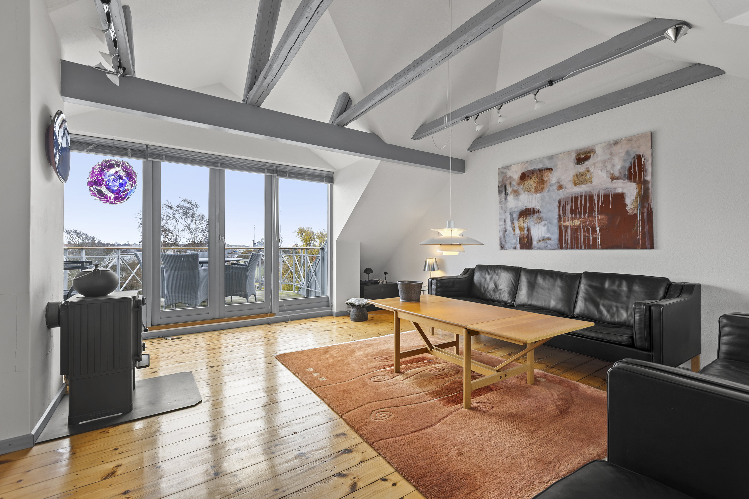 Fremhævet stue billede i fuldskærmstilstand. Billede af Lygtebakken 1, 4220 Korsør