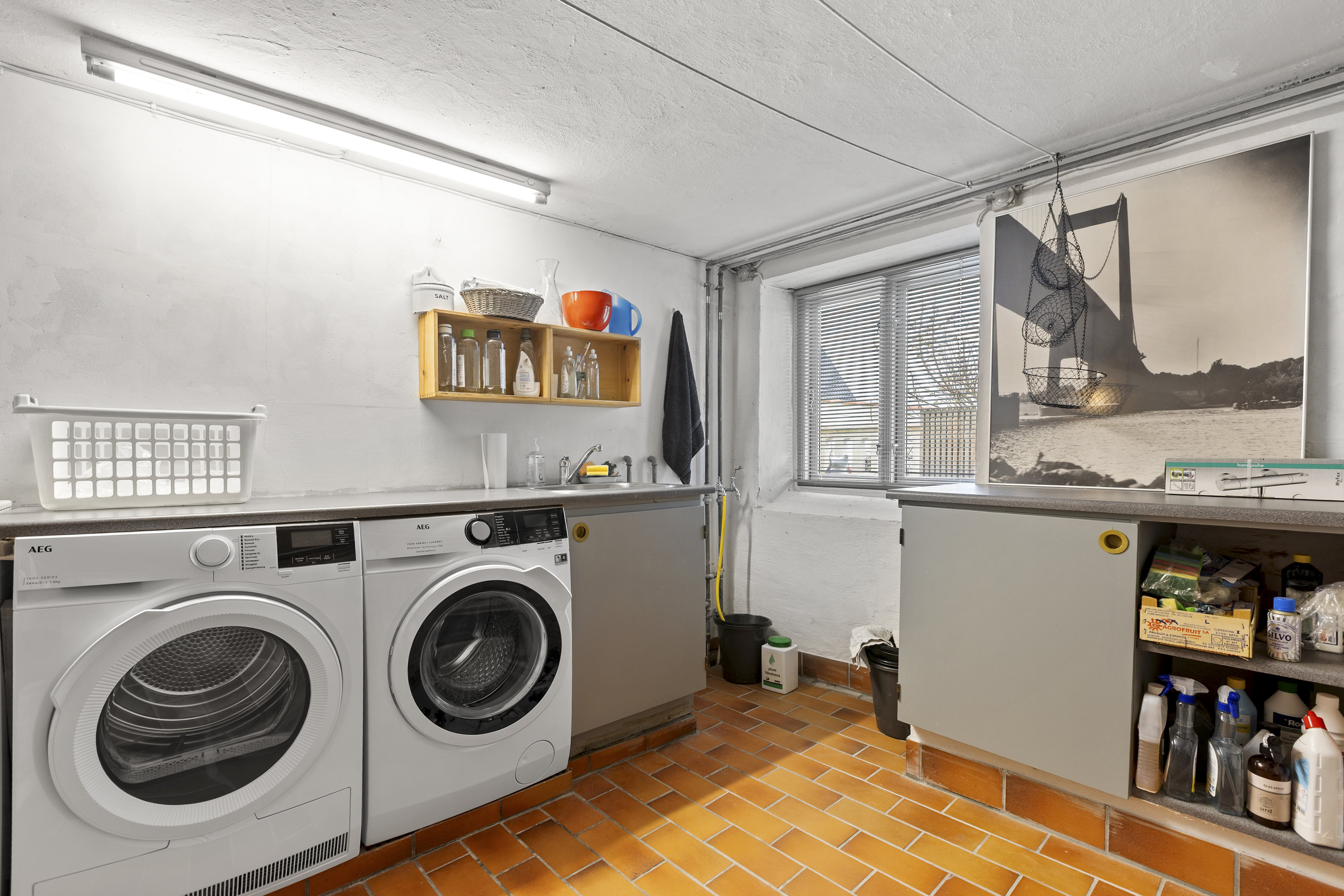 Fremhævet vaskerum billede i fuldskærmstilstand. Billede af Lygtebakken 1, 4220 Korsør