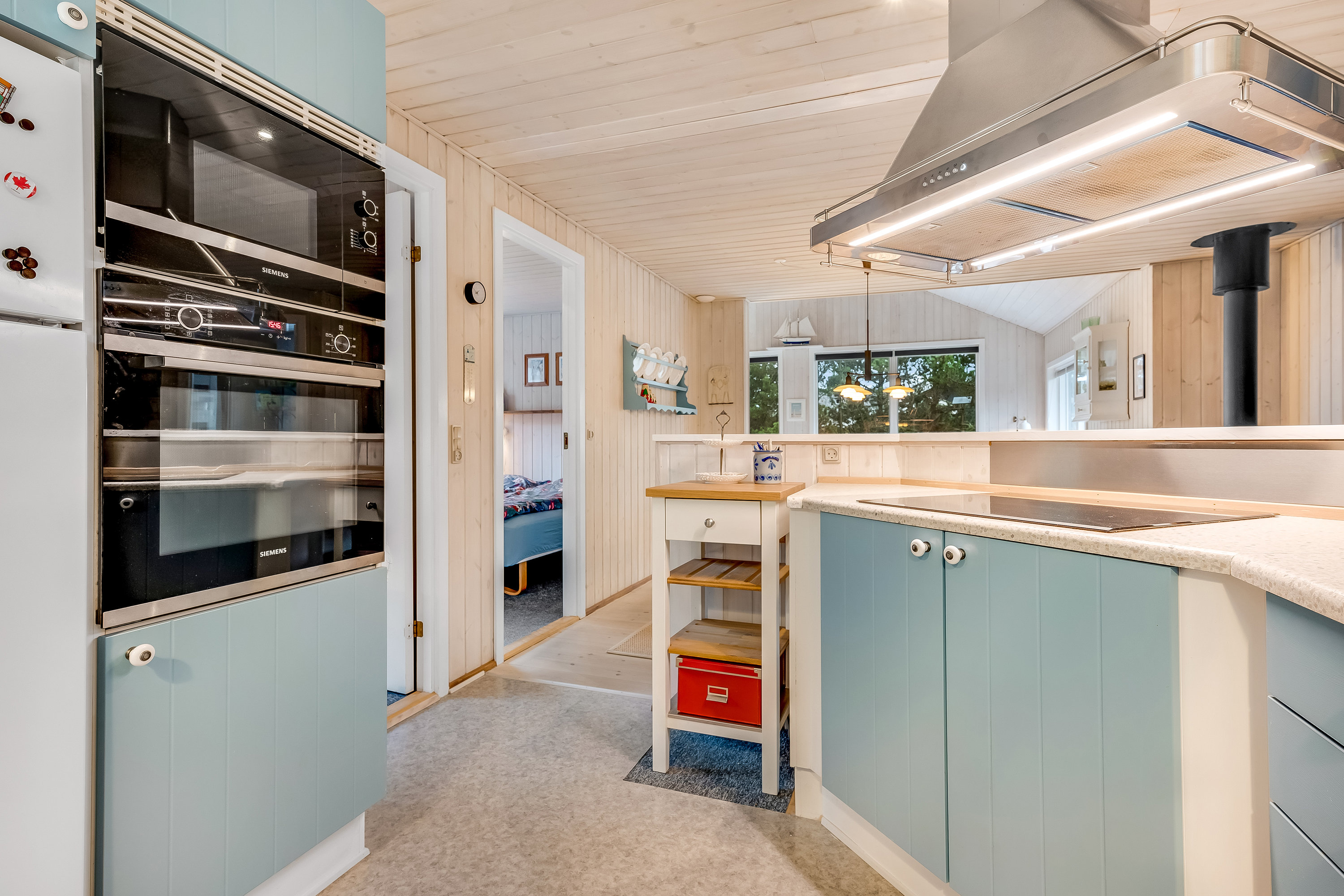 Fremhævet køkken alrum billede i fuldskærmstilstand. Billede af P Snejkers Vej 7, Søndervig, 6950 Ringkøbing