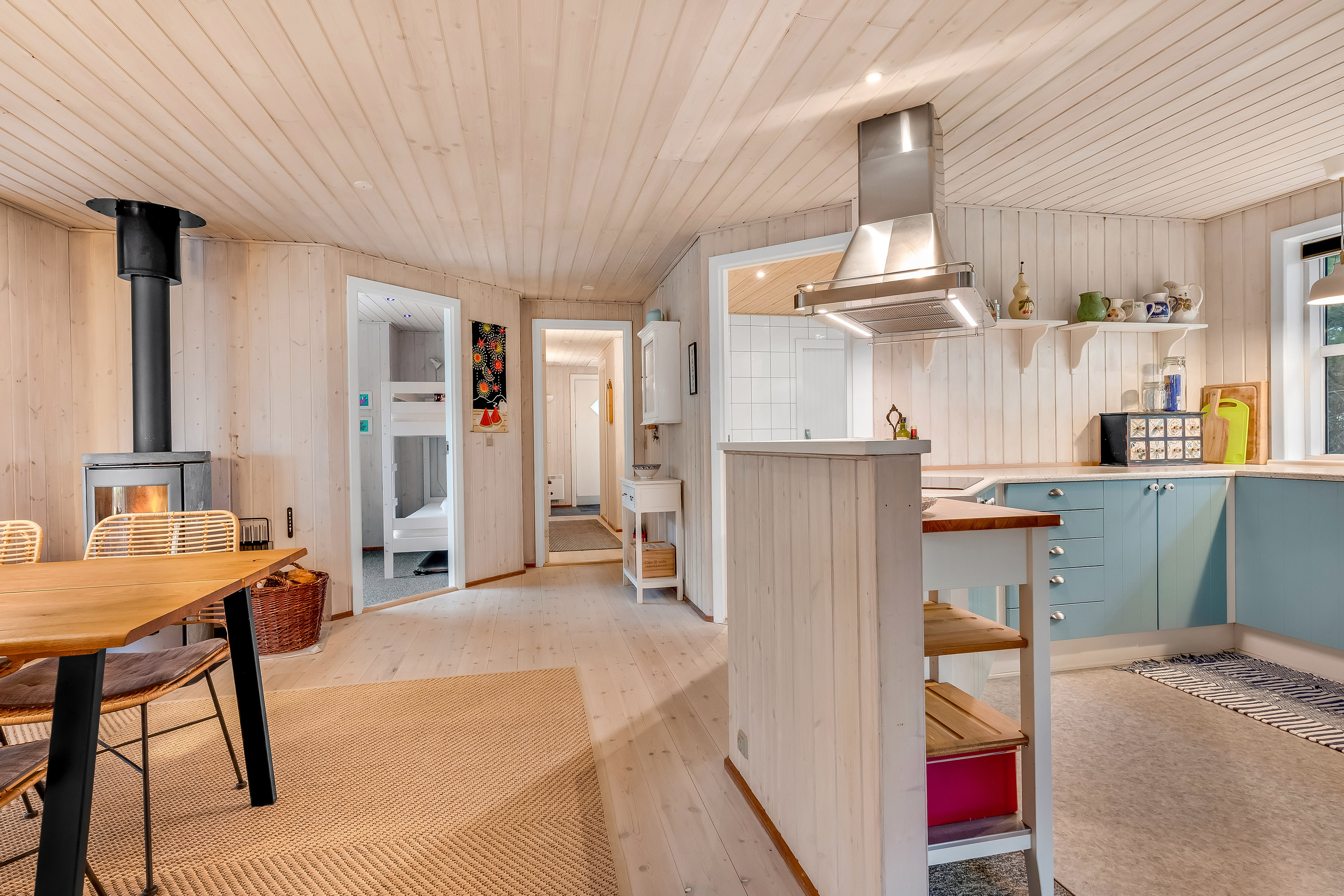 Fremhævet køkken alrum billede i fuldskærmstilstand. Billede af P Snejkers Vej 7, Søndervig, 6950 Ringkøbing