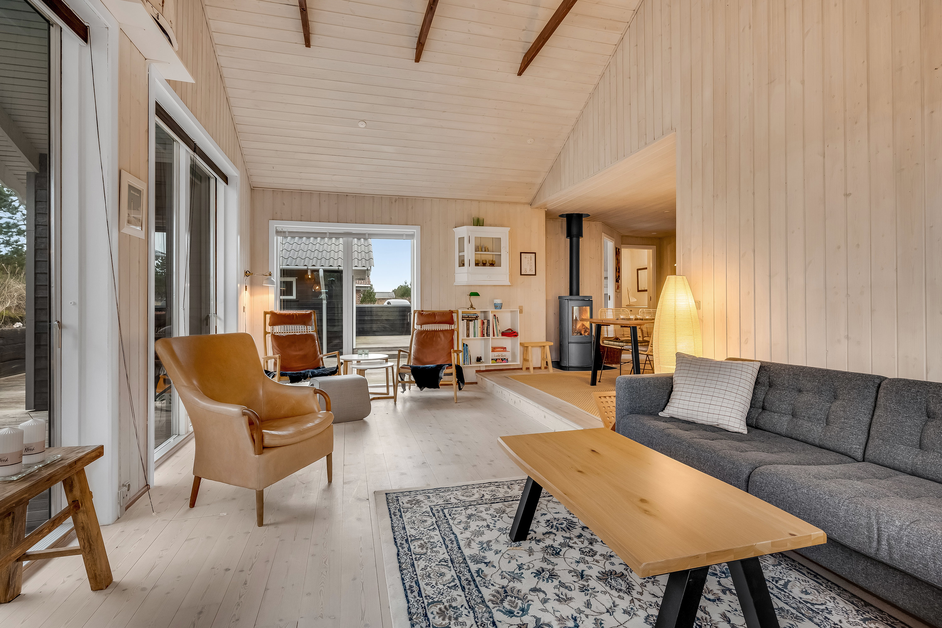 Fremhævet stue billede i fuldskærmstilstand. Billede af P Snejkers Vej 7, Søndervig, 6950 Ringkøbing