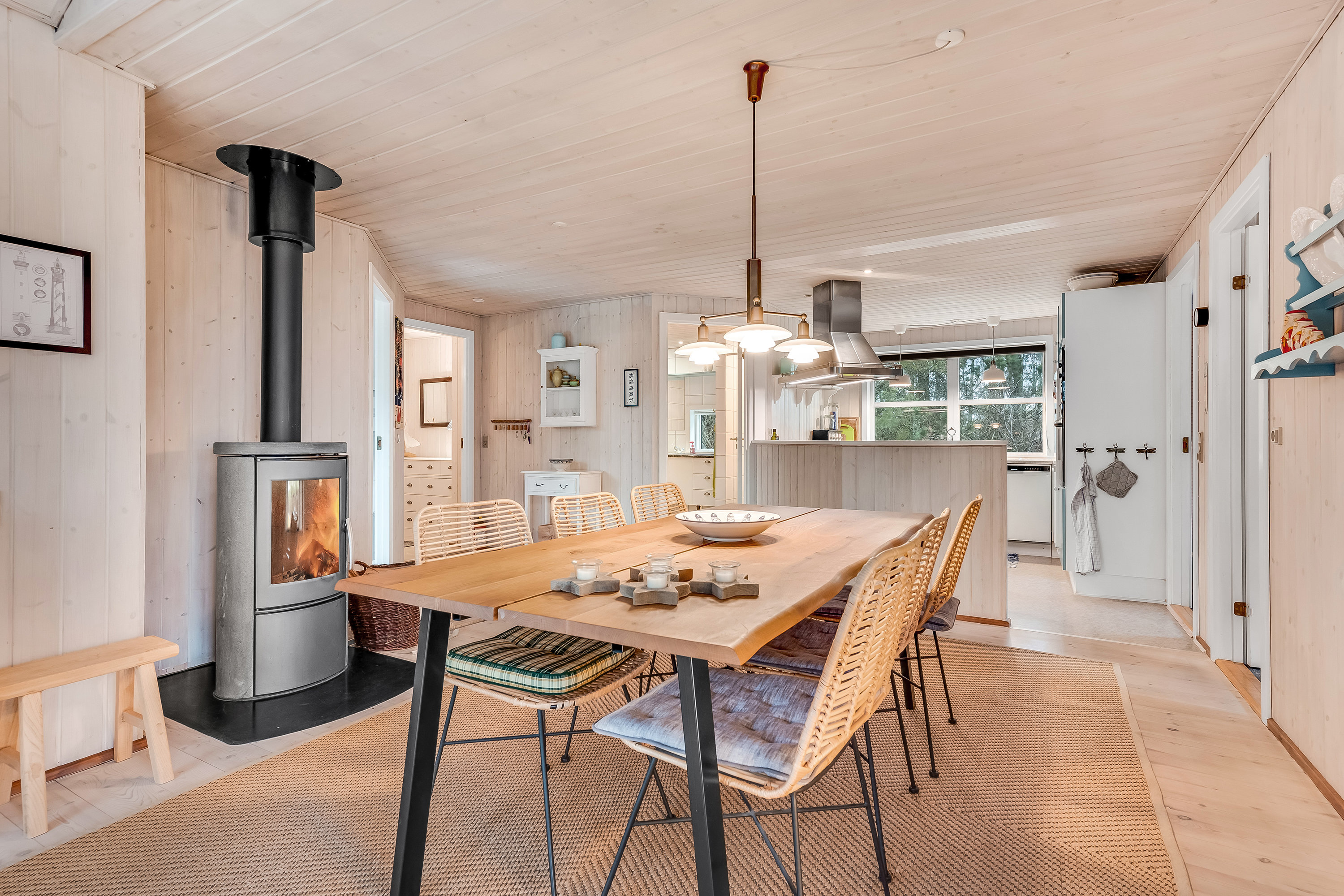 Fremhævet køkken alrum billede i fuldskærmstilstand. Billede af P Snejkers Vej 7, Søndervig, 6950 Ringkøbing