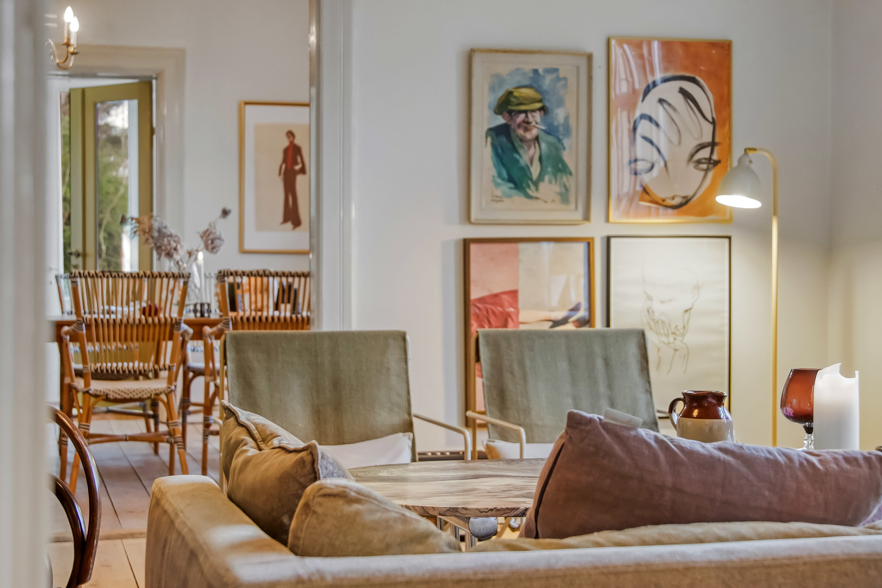 Fremhævet stue billede i fuldskærmstilstand. Billede af Slotsgade 14, Tranekær, 5953 Tranekær