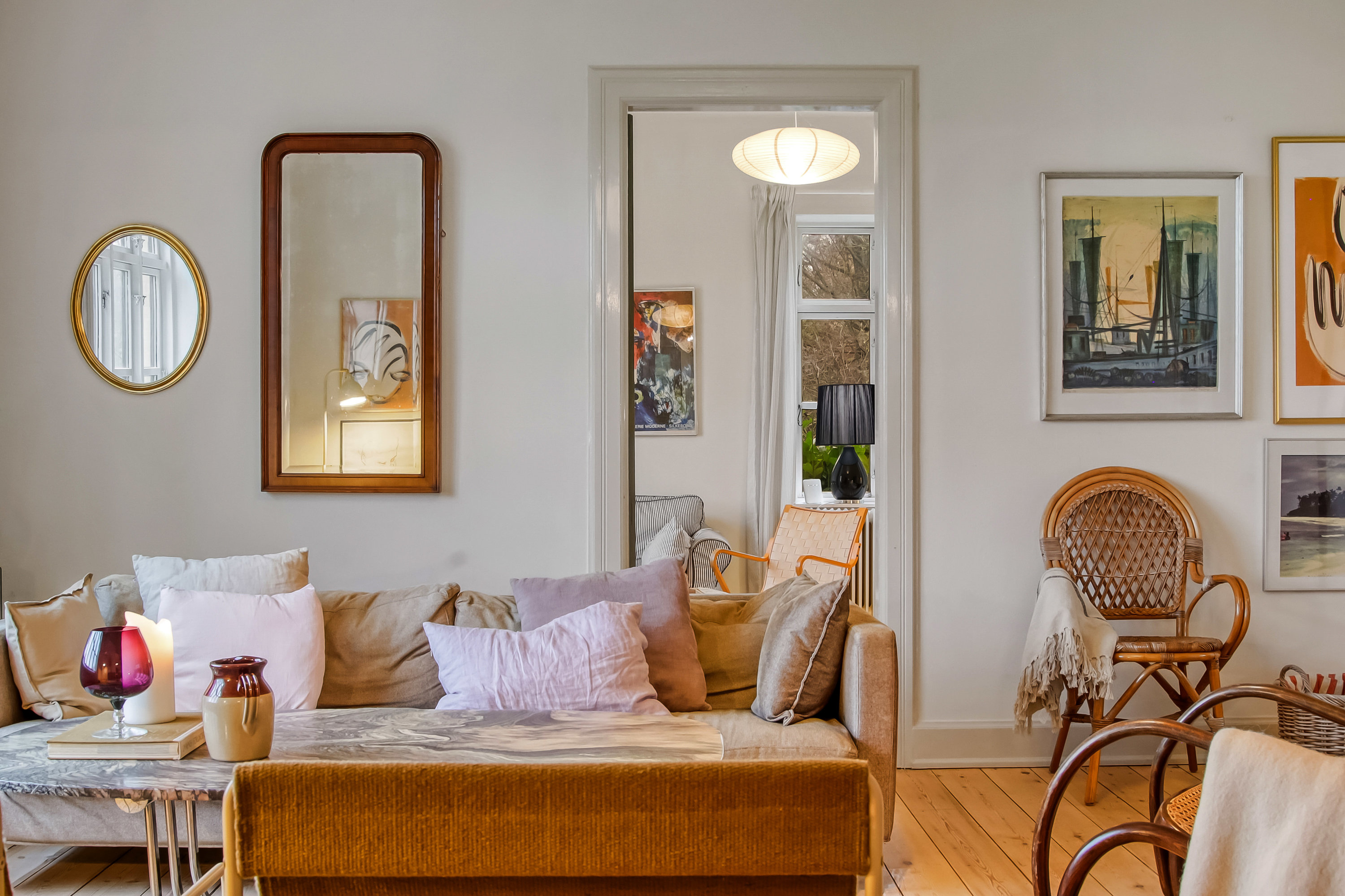 Fremhævet stue billede i fuldskærmstilstand. Billede af Slotsgade 14, Tranekær, 5953 Tranekær