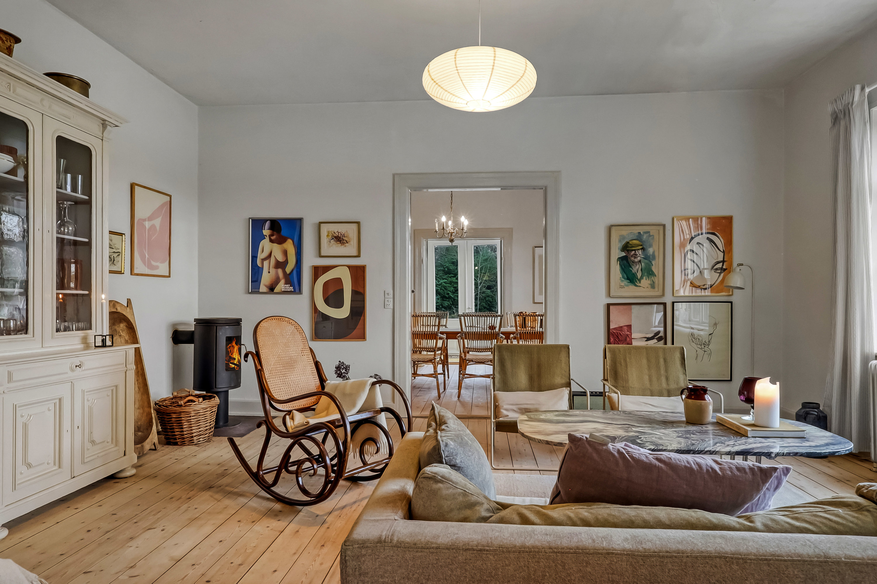 Fremhævet stue billede i fuldskærmstilstand. Billede af Slotsgade 14, Tranekær, 5953 Tranekær