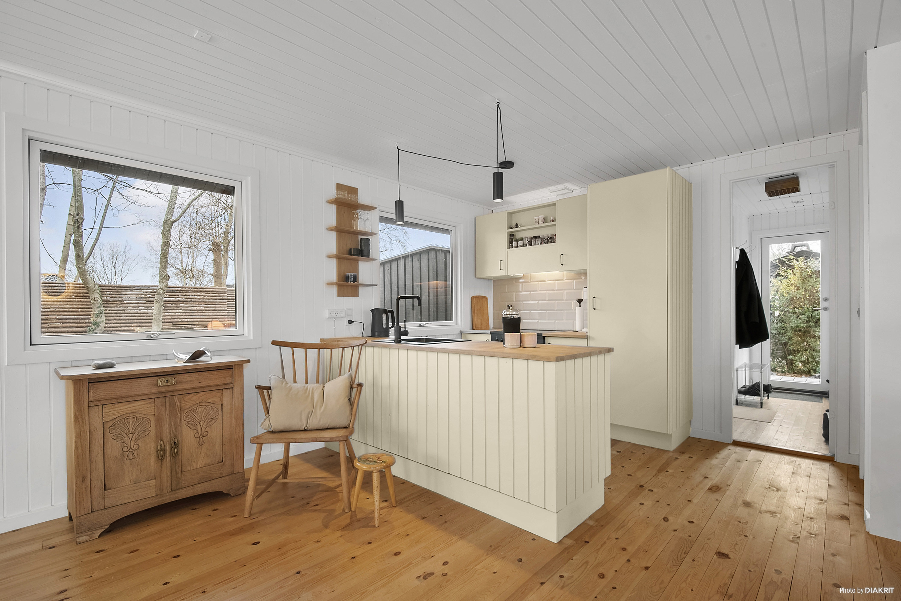 Fremhævet køkken billede i fuldskærmstilstand. Billede af Garderhøjen 27, 4671 Strøby
