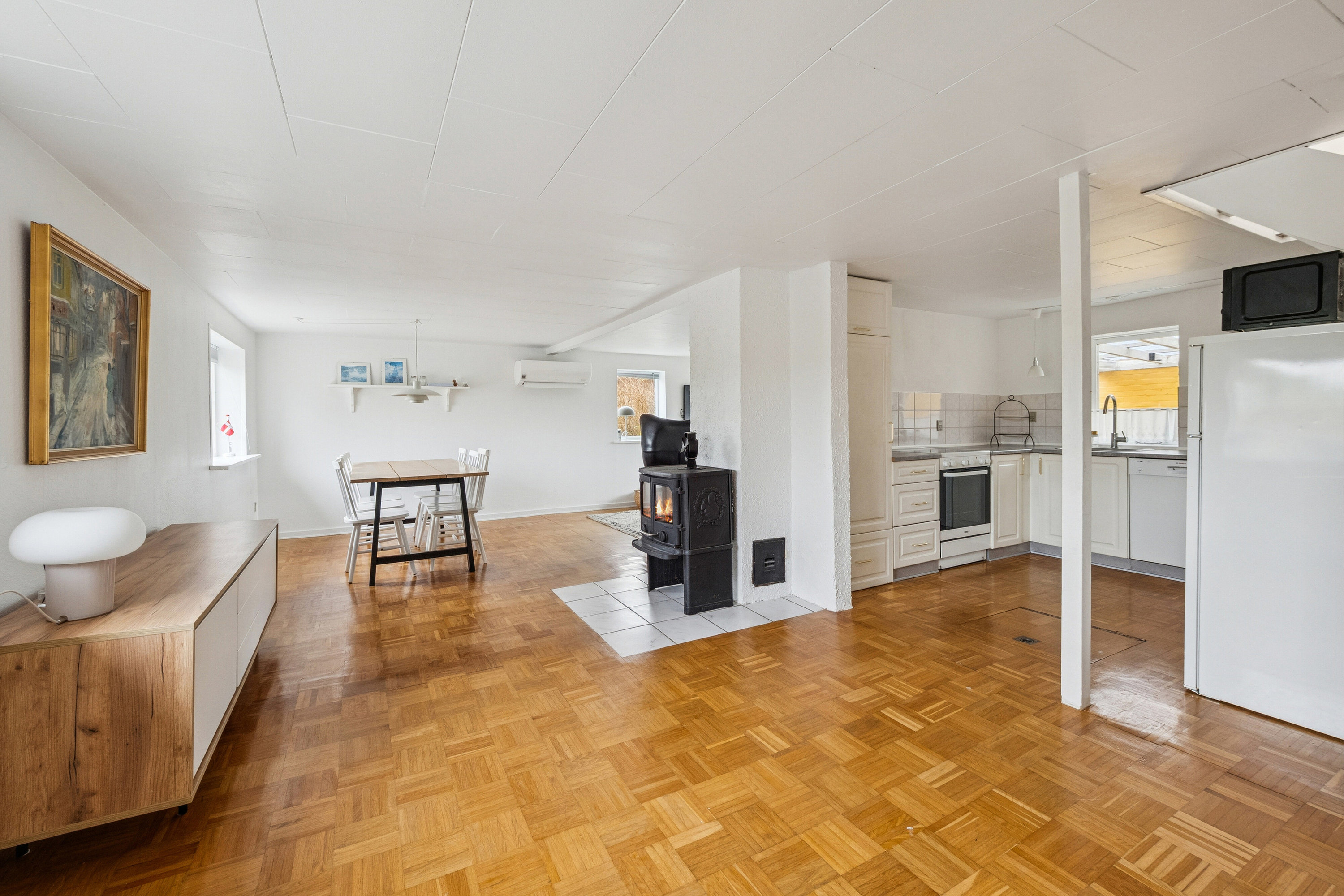 Fremhævet stue billede i fuldskærmstilstand. Billede af Bydamsvej 11, 7752 Snedsted