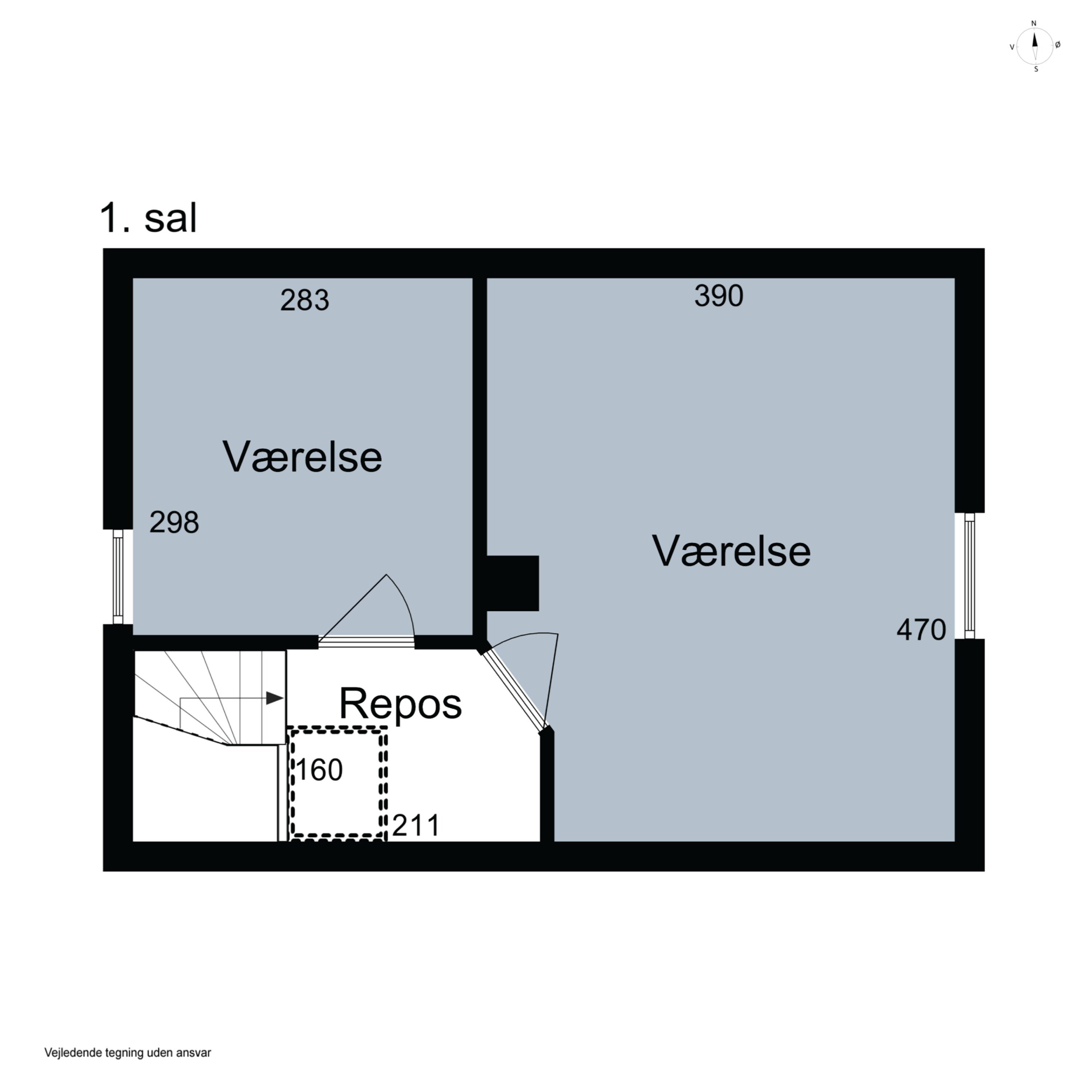 Plantegninger billede af Bydamsvej 11, 7752 Snedsted
