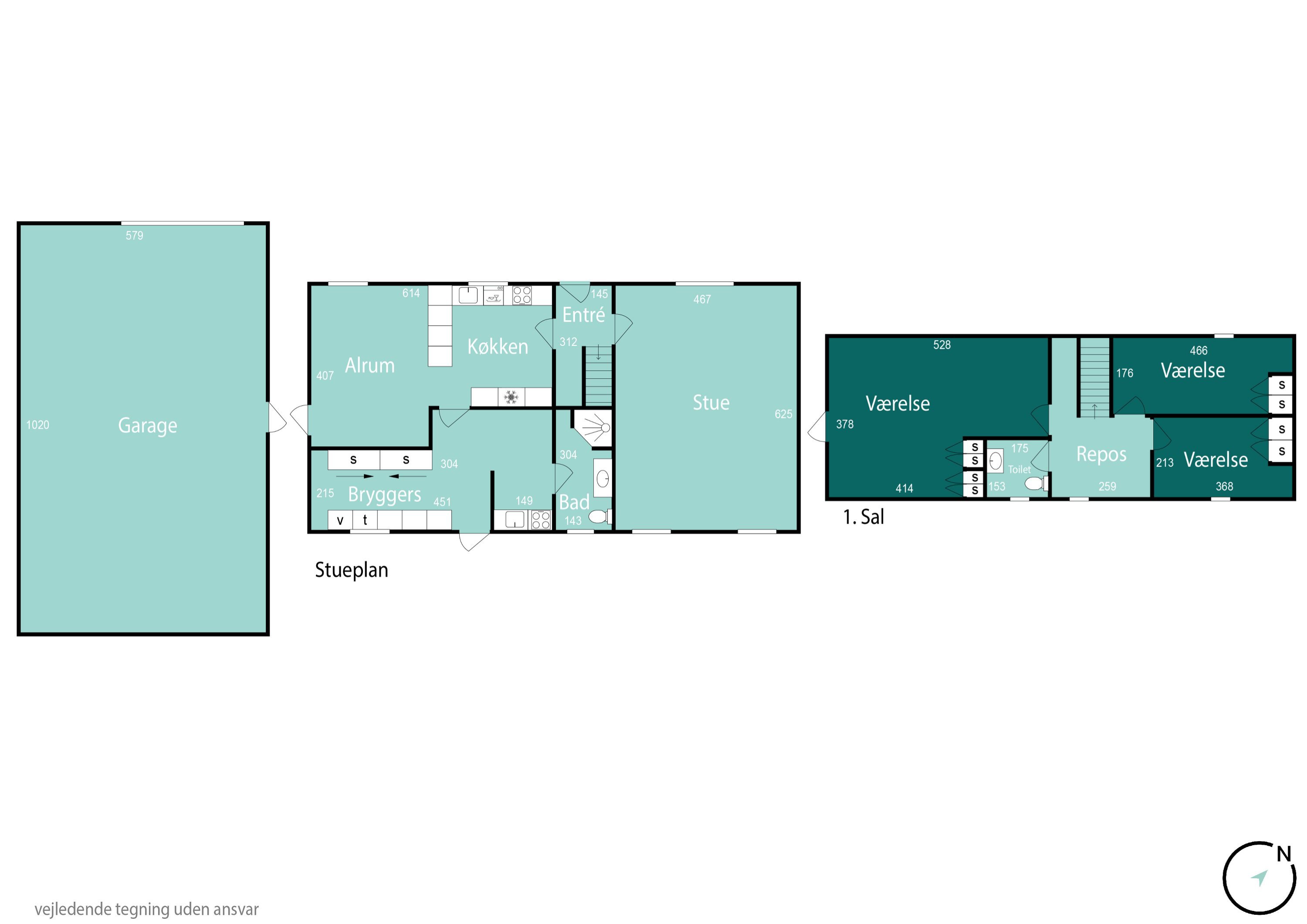 Plantegninger billede af Tryggelev 13, Tryggelev, 5932 Humble