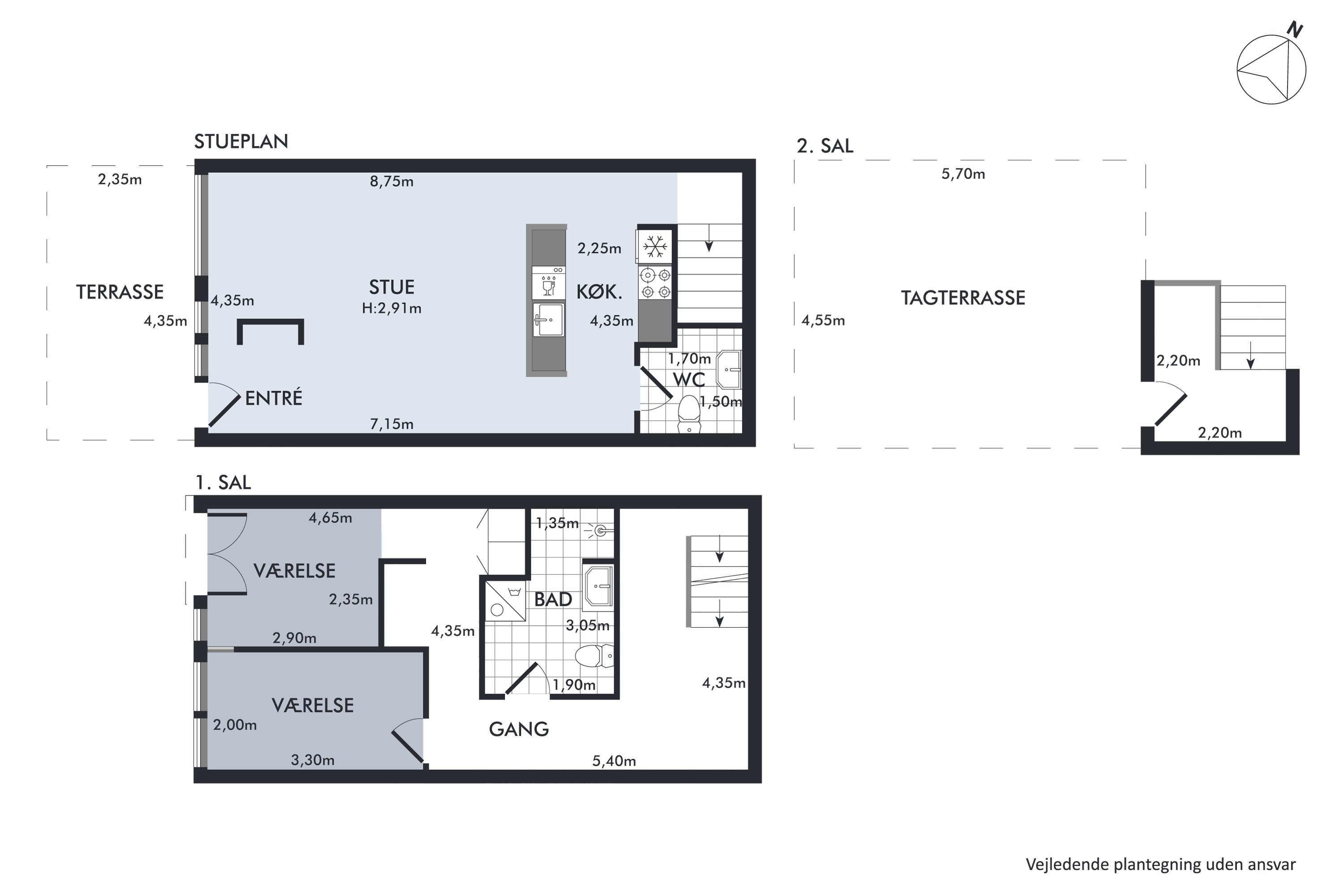 Plantegninger billede af Løngangstræde 21L, 1468 København K