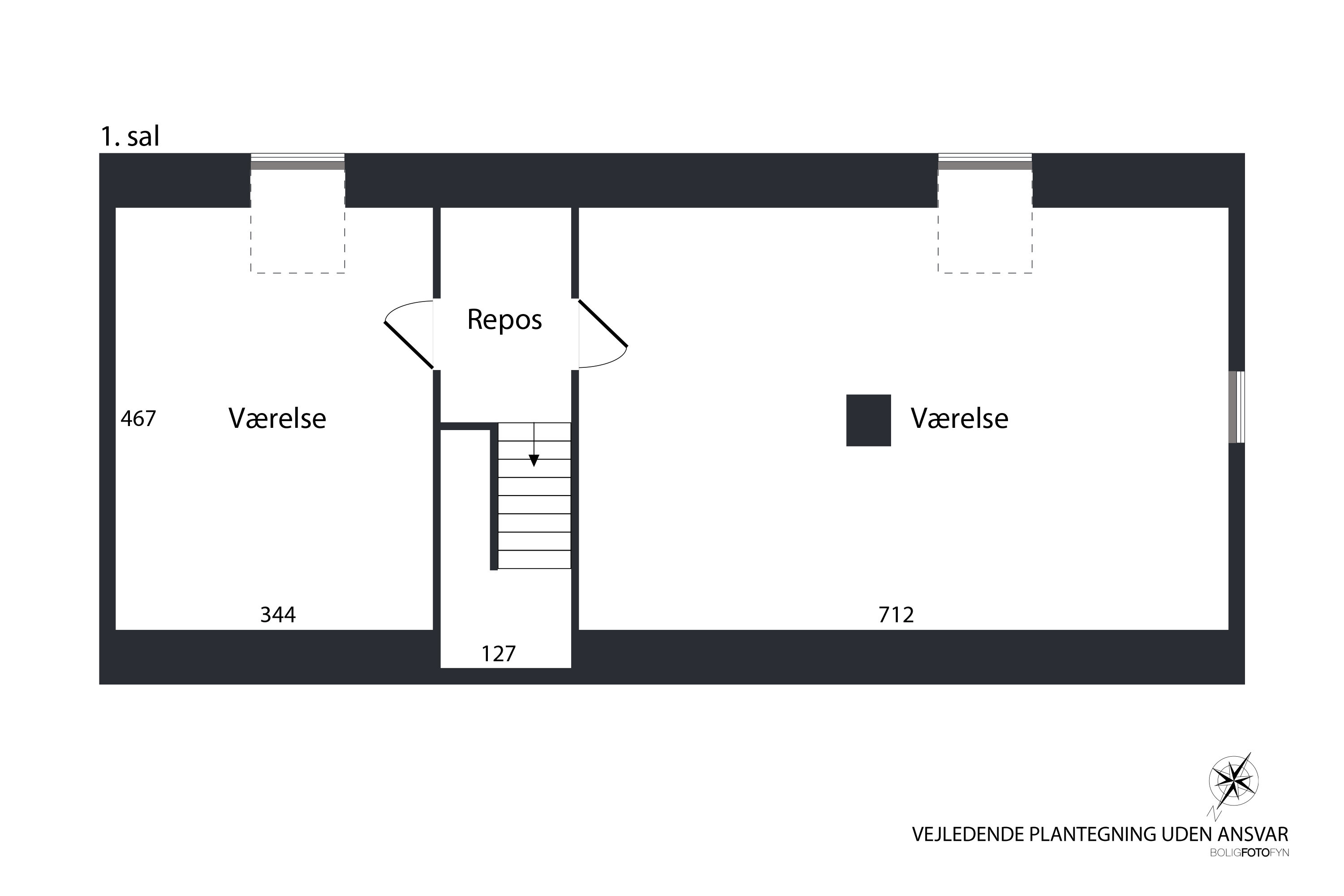 Plantegninger billede af Dyrehavevej 105, 5800 Nyborg