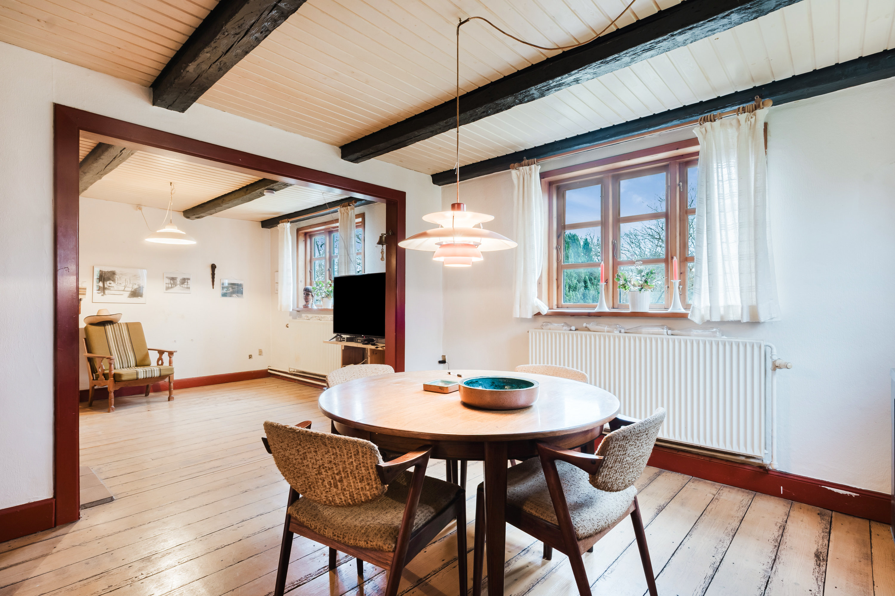 Fremhævet spisestue billede i fuldskærmstilstand. Billede af Dyrehavevej 105, 5800 Nyborg