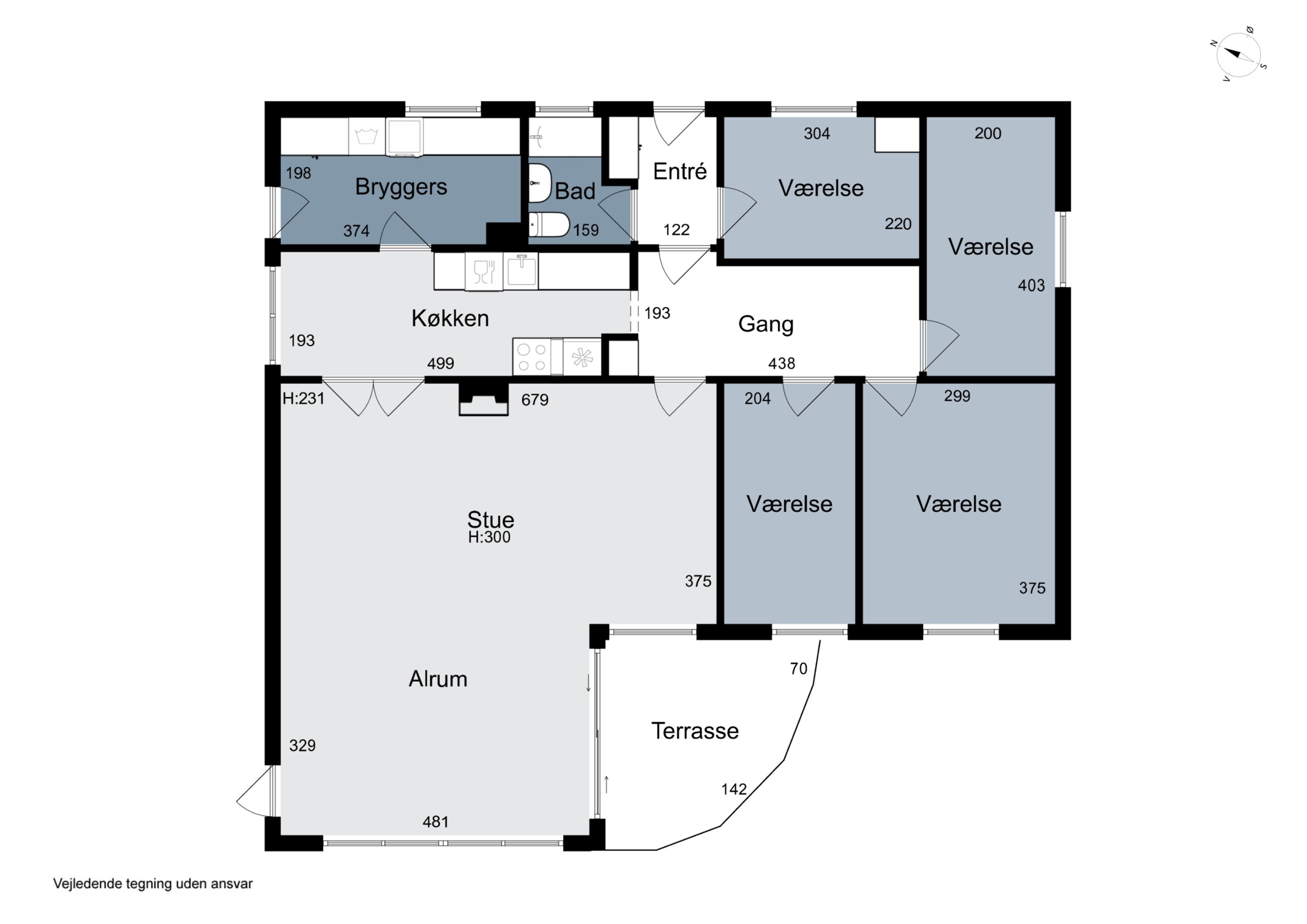 Plantegninger billede af Syrenvej 12B, 2970 Hørsholm