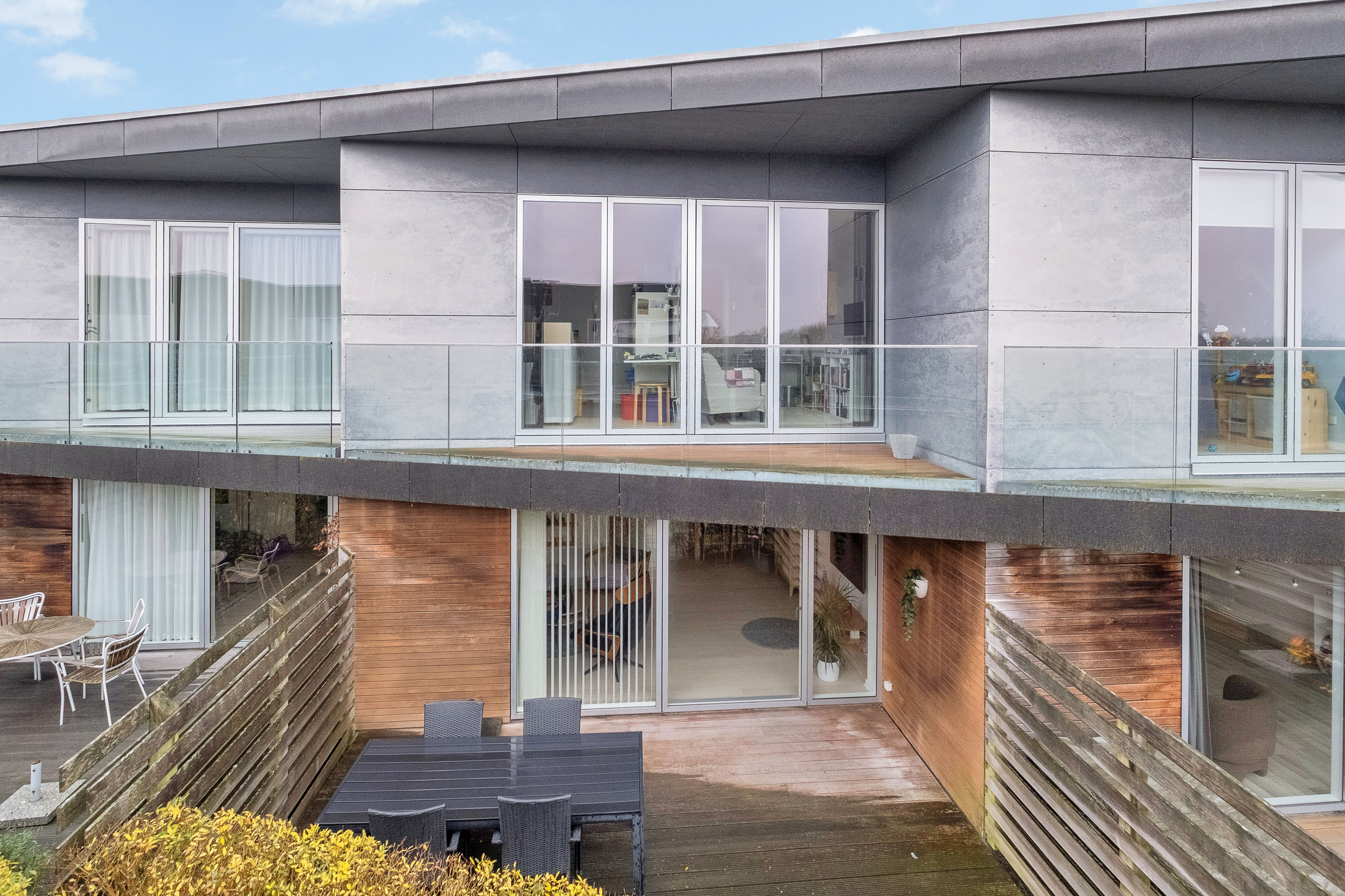 Rækkehus: Facade på Egå Engvej 160, 8250 Egå