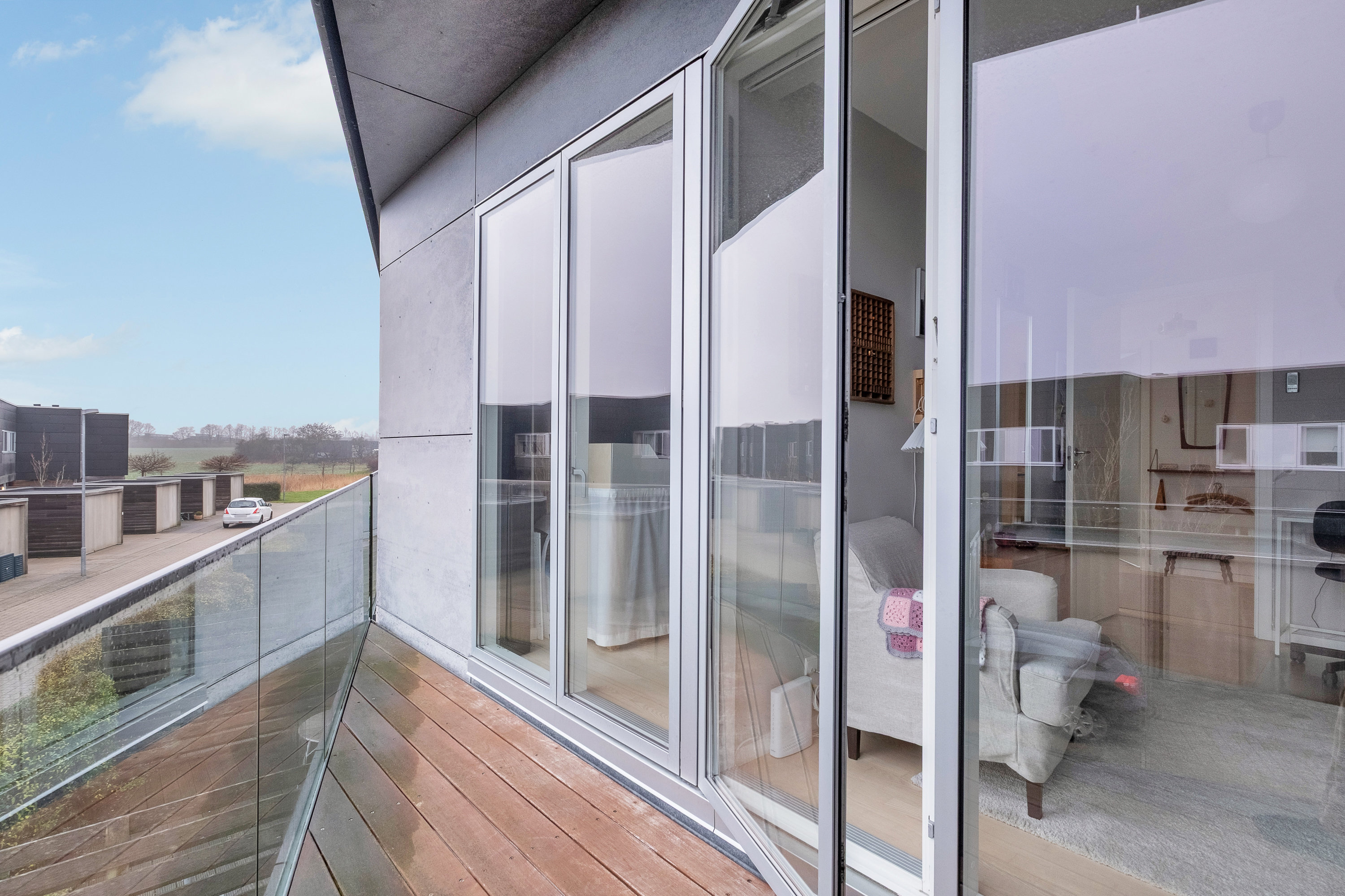 Fremhævet altan billede i fuldskærmstilstand. Billede af Egå Engvej 160, 8250 Egå