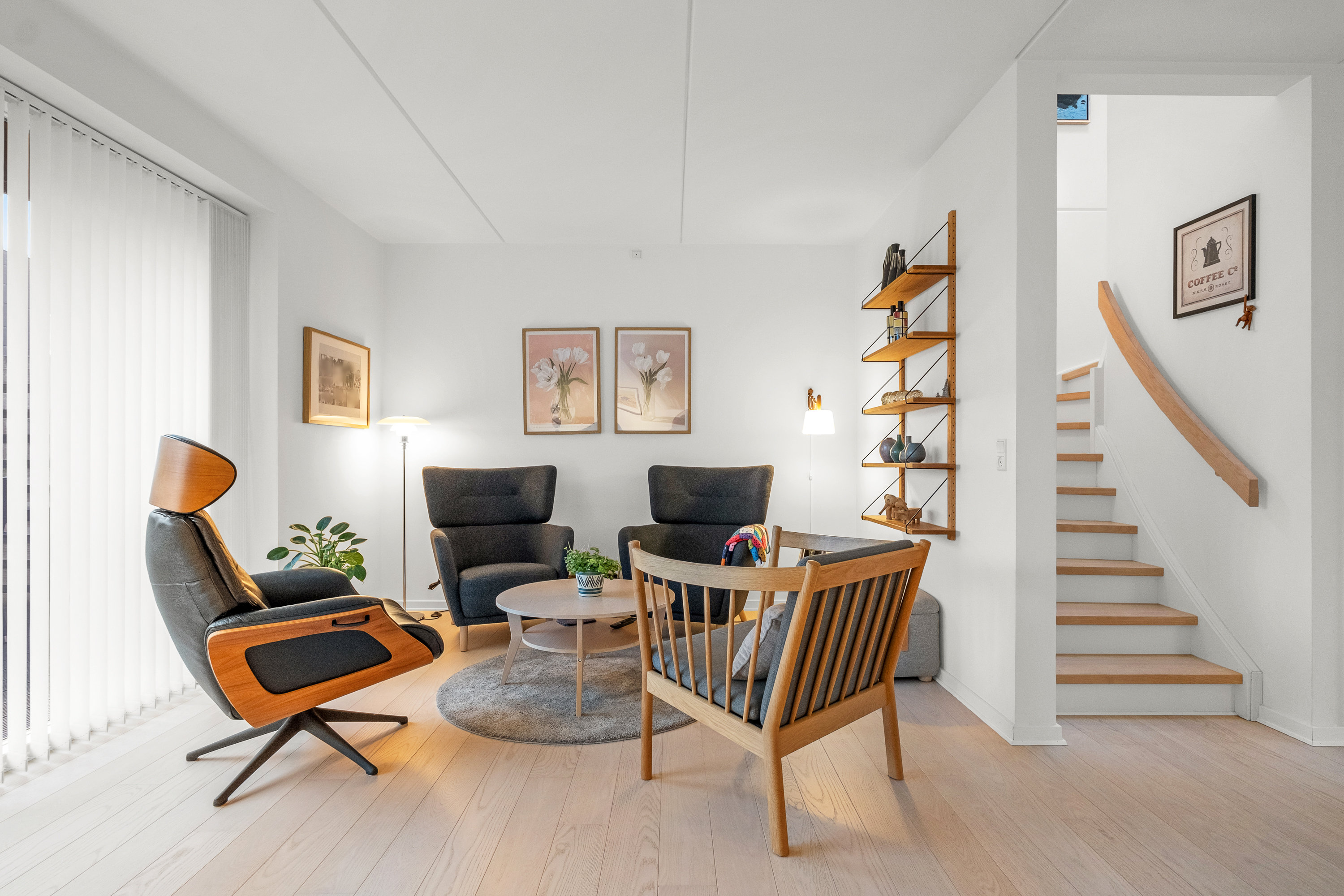 Fremhævet stue billede i fuldskærmstilstand. Billede af Egå Engvej 160, 8250 Egå