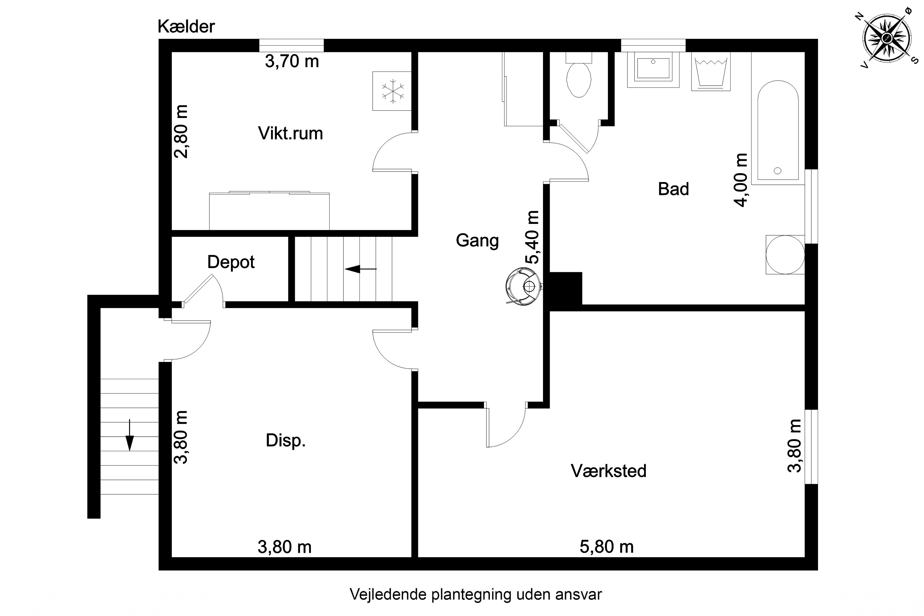 Plantegninger billede af Christinedalsvej 1, 5700 Svendborg