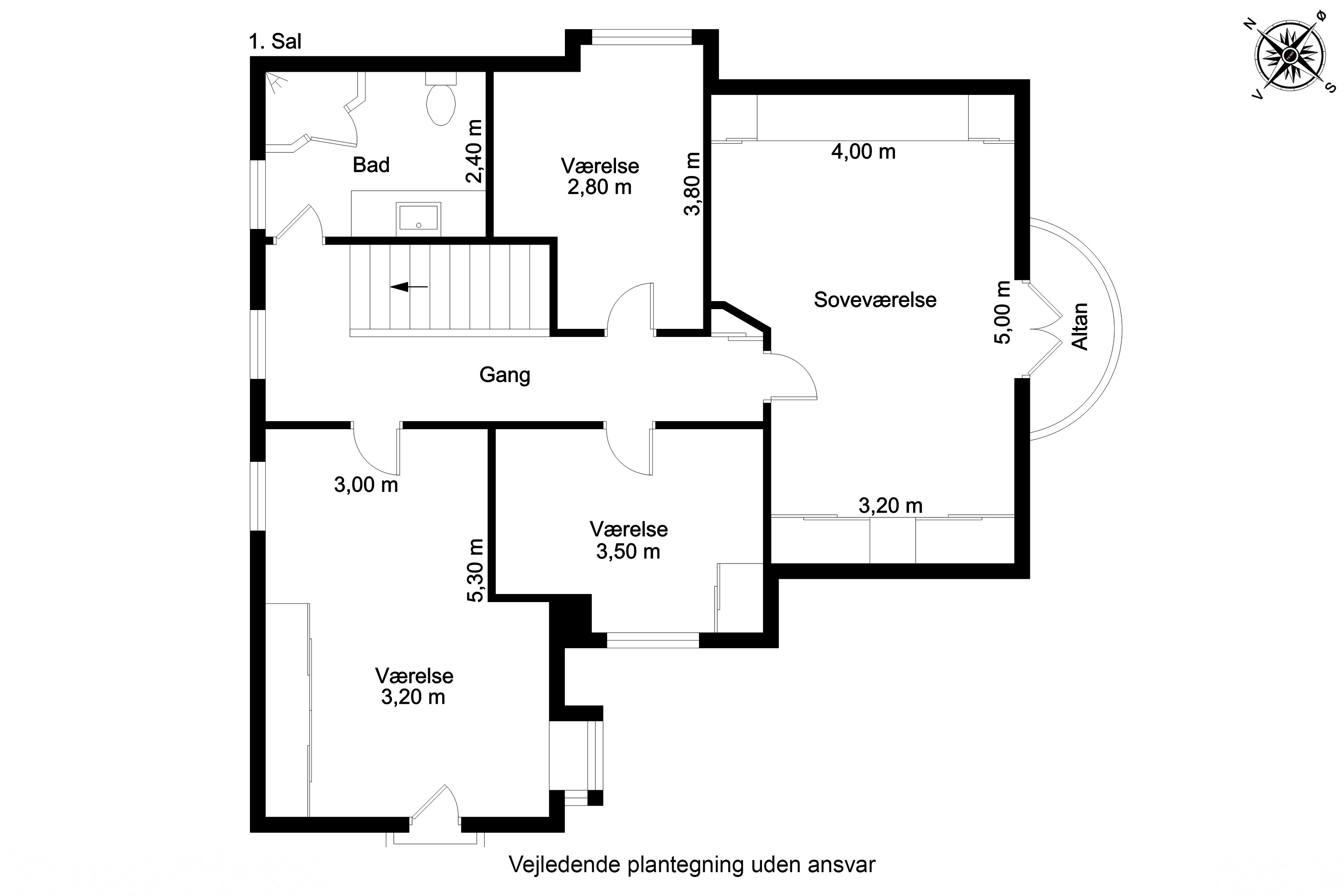 Plantegninger billede af Christinedalsvej 1, 5700 Svendborg