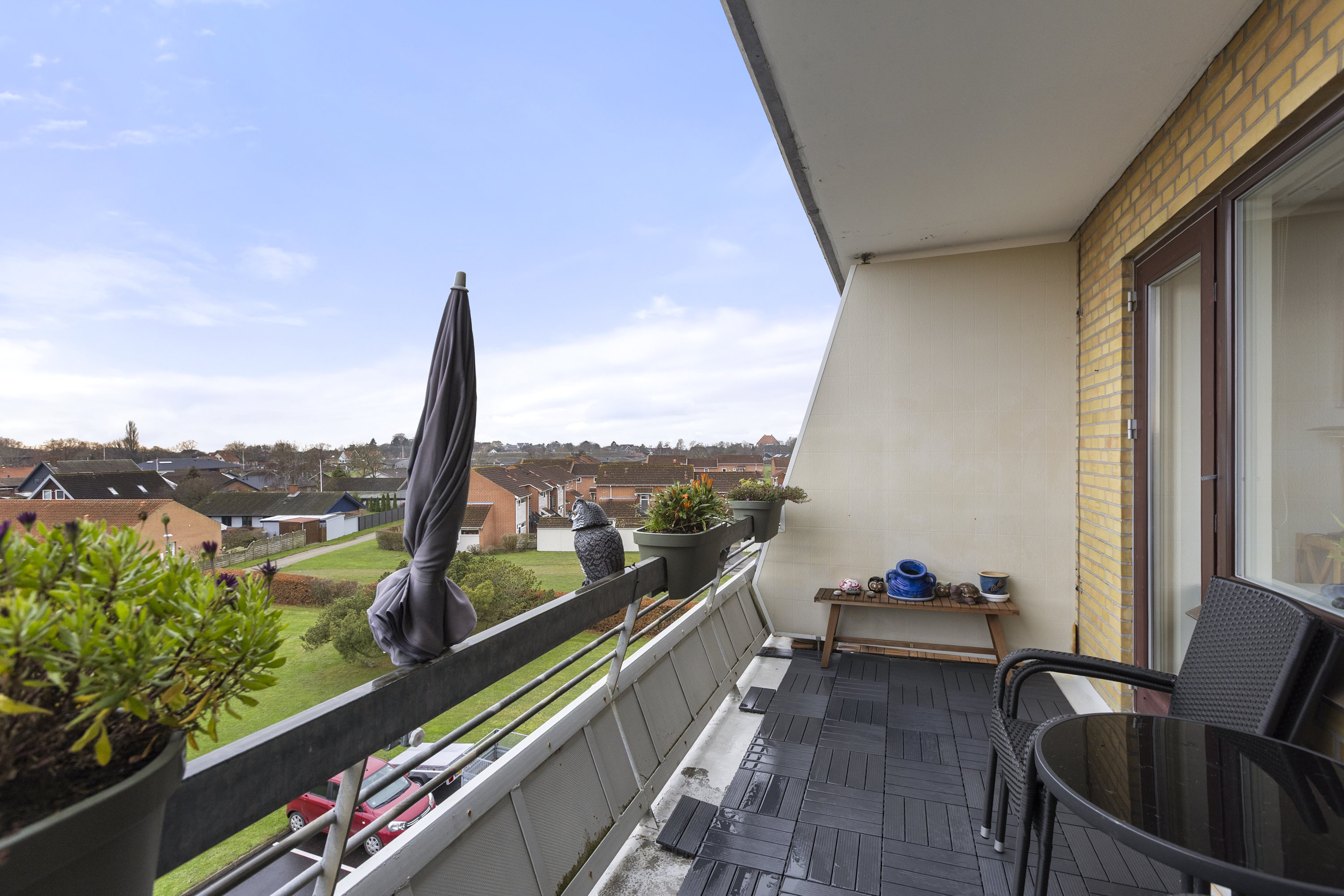 Fremhævet altan billede i fuldskærmstilstand. Billede af Lersøparken 7, 2. tv., 4220 Korsør