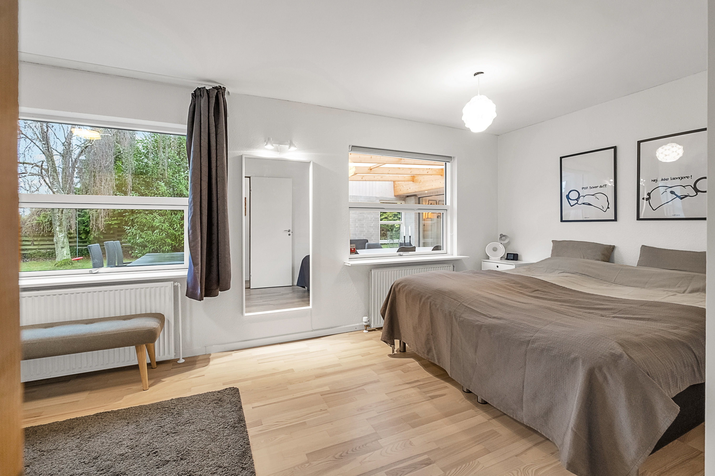 Fremhævet soveværelse billede i fuldskærmstilstand. Billede af Hyldehaven 120, 8520 Lystrup