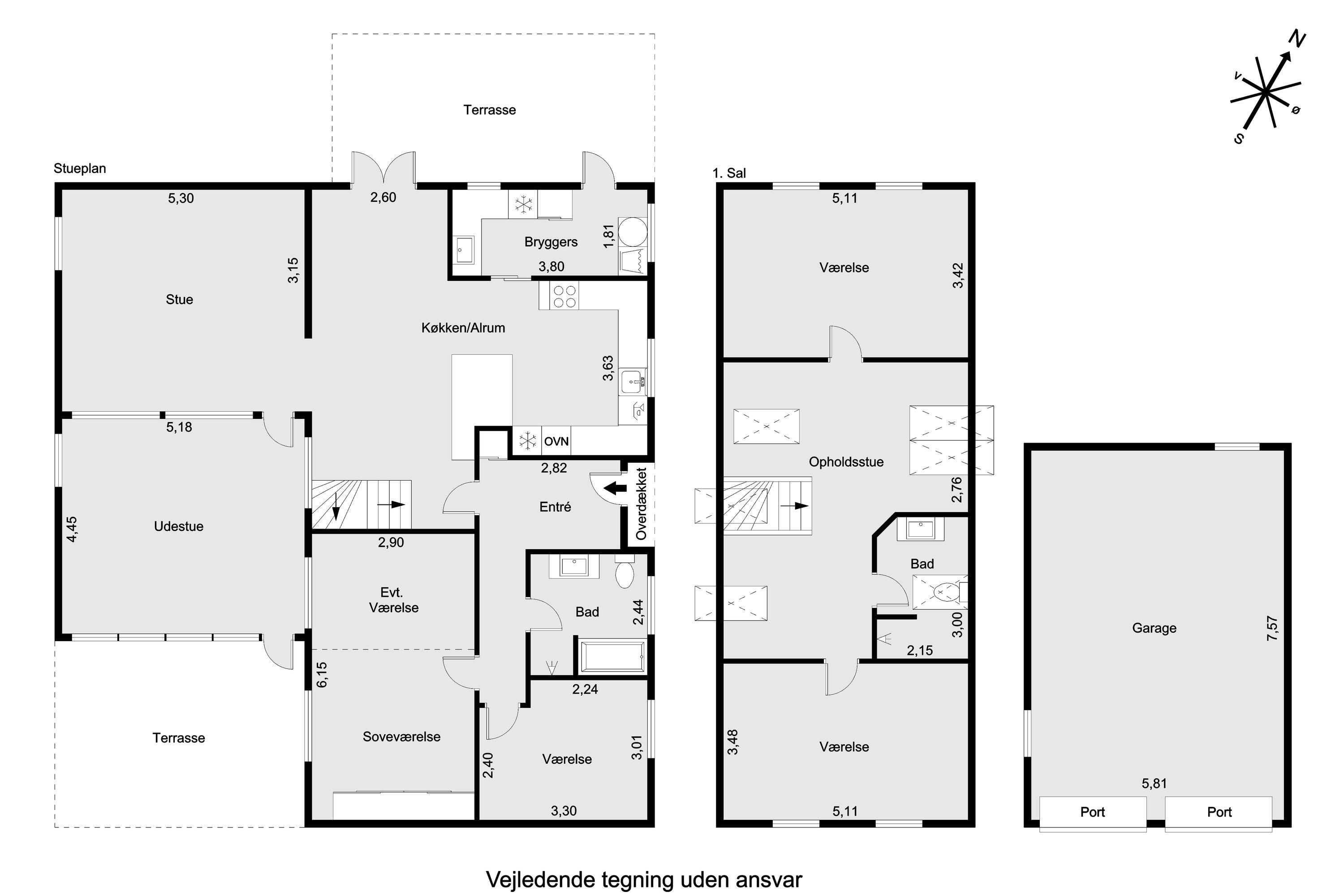 Plantegninger billede af Hyldehaven 120, 8520 Lystrup