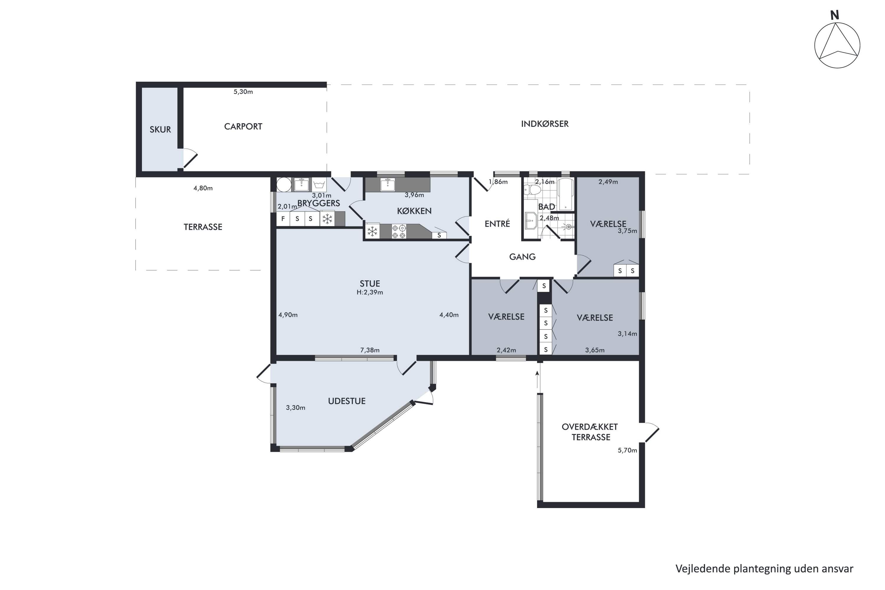 Plantegninger billede af Toftevænget 20, Tyrsted, 8700 Horsens