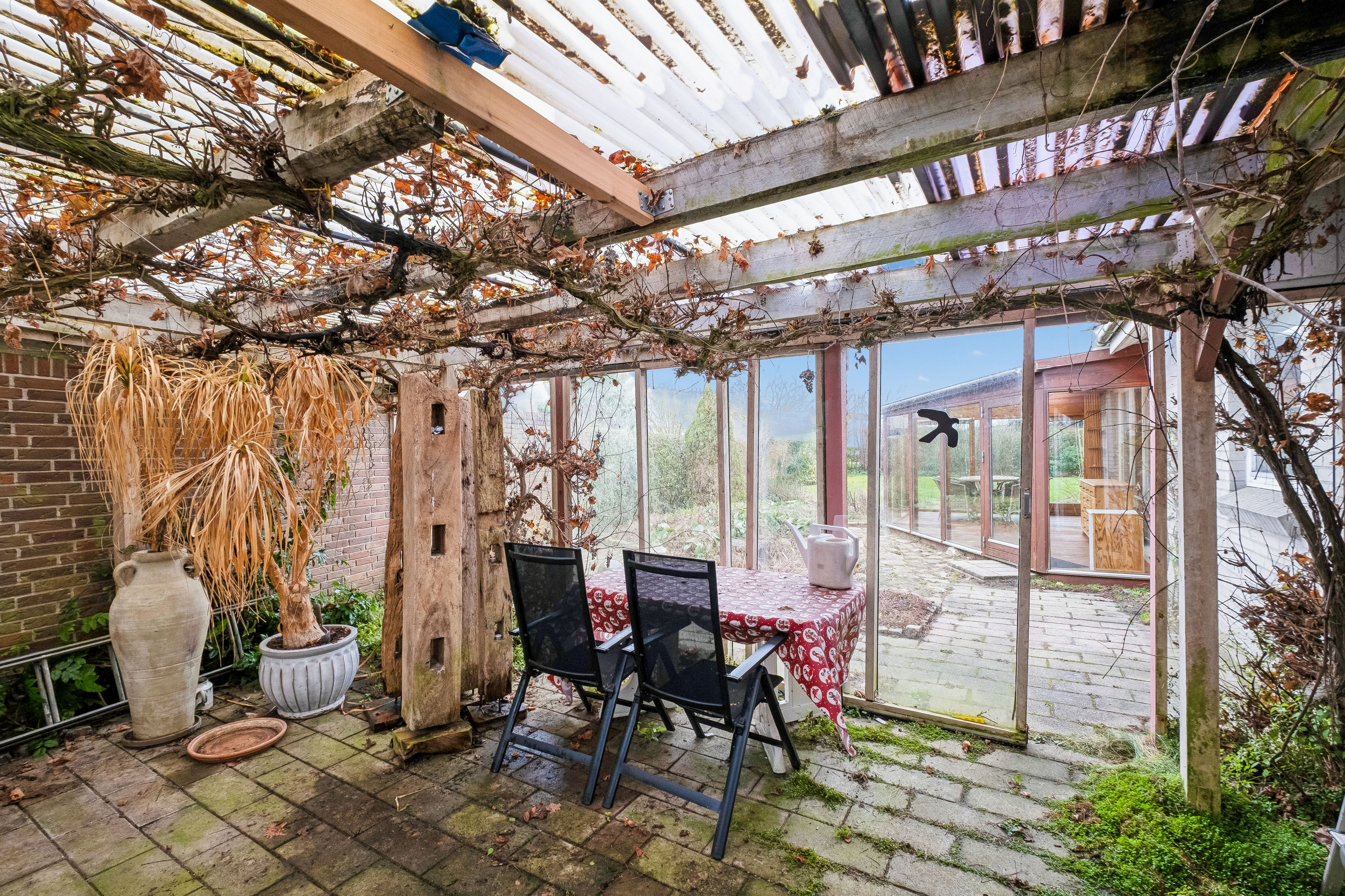 Fremhævet overdækket terrasse billede i fuldskærmstilstand. Billede af Toftevænget 20, Tyrsted, 8700 Horsens