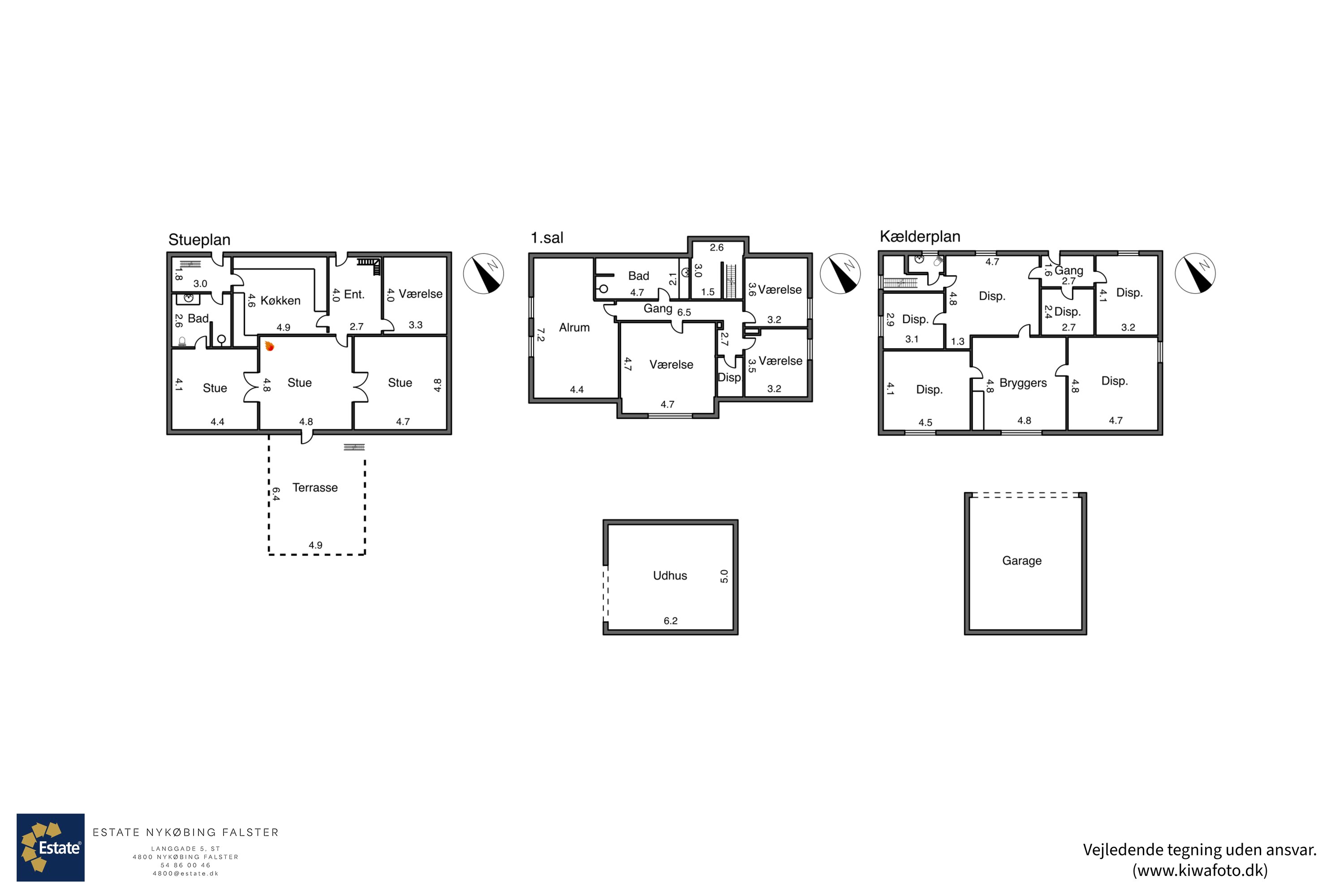 Plantegninger billede af Bredevej 1, 4872 Idestrup