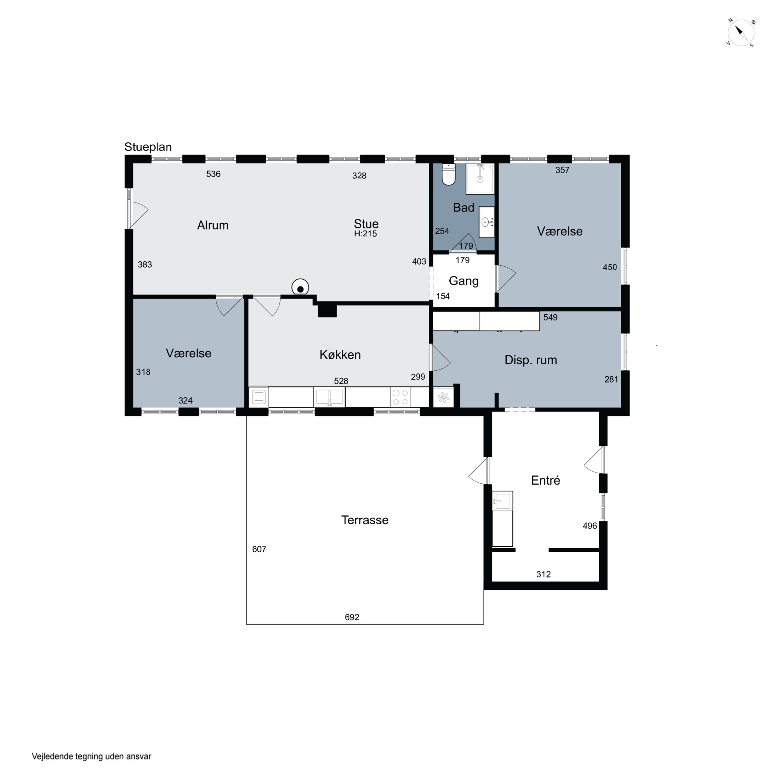 Plantegninger billede af Kirsbølvej 19, 6064 Jordrup