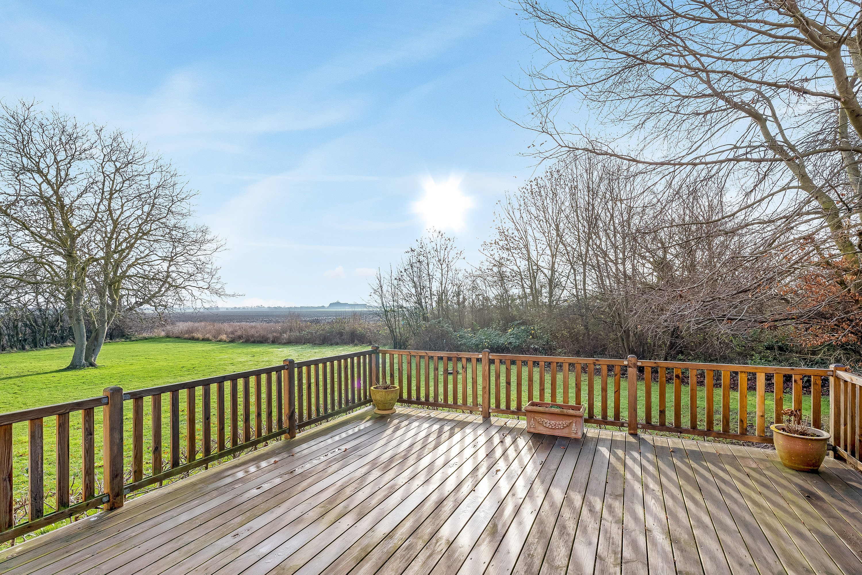 Fremhævet terrasse billede i fuldskærmstilstand. Billede af Bredevej 1, 4872 Idestrup