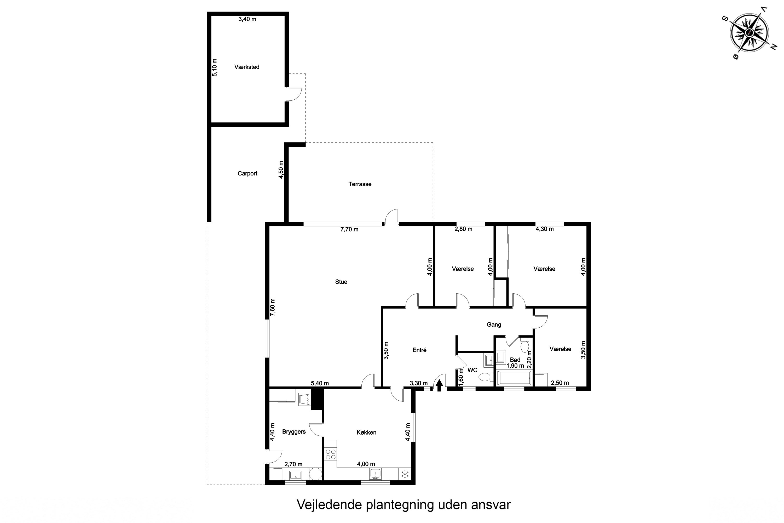 Plantegninger billede af Skårup Vestergade 21, 5881 Skårup Fyn