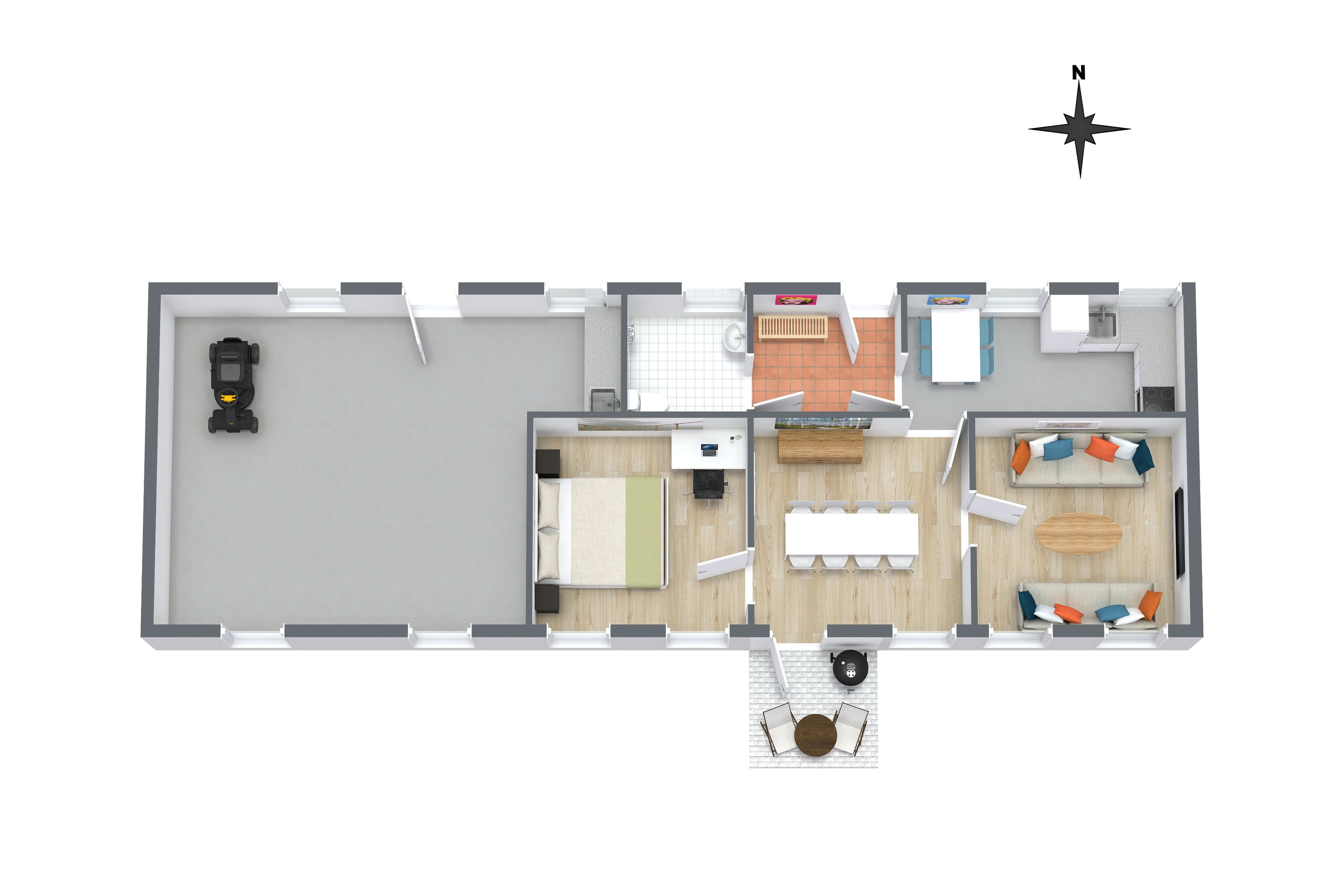 Plantegninger billede af Bjørnstrupvej 90, 9830 Tårs