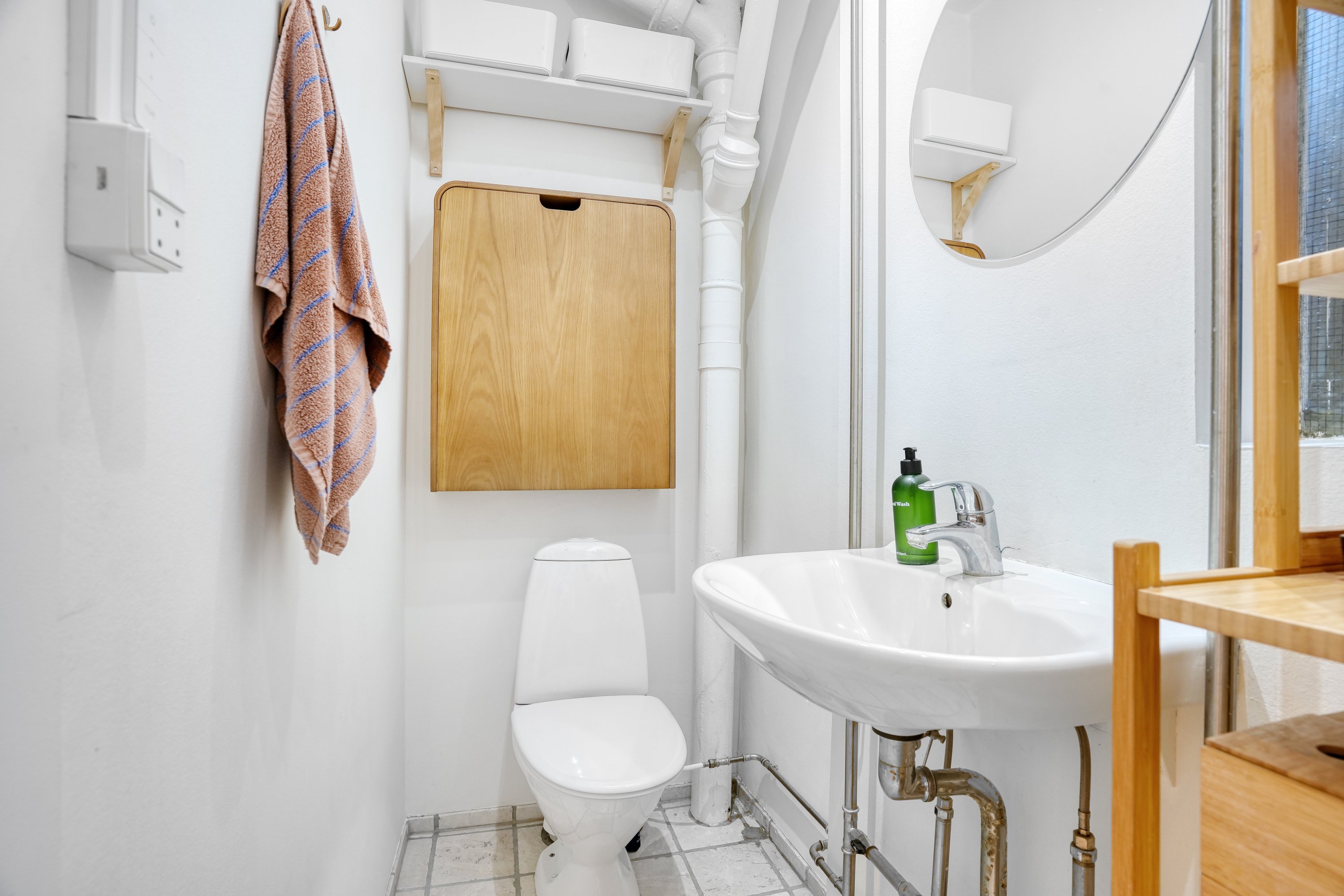 Fremhævet wc billede i fuldskærmstilstand. Billede af Kløverbladsgade 21, 2. th., 2500 Valby