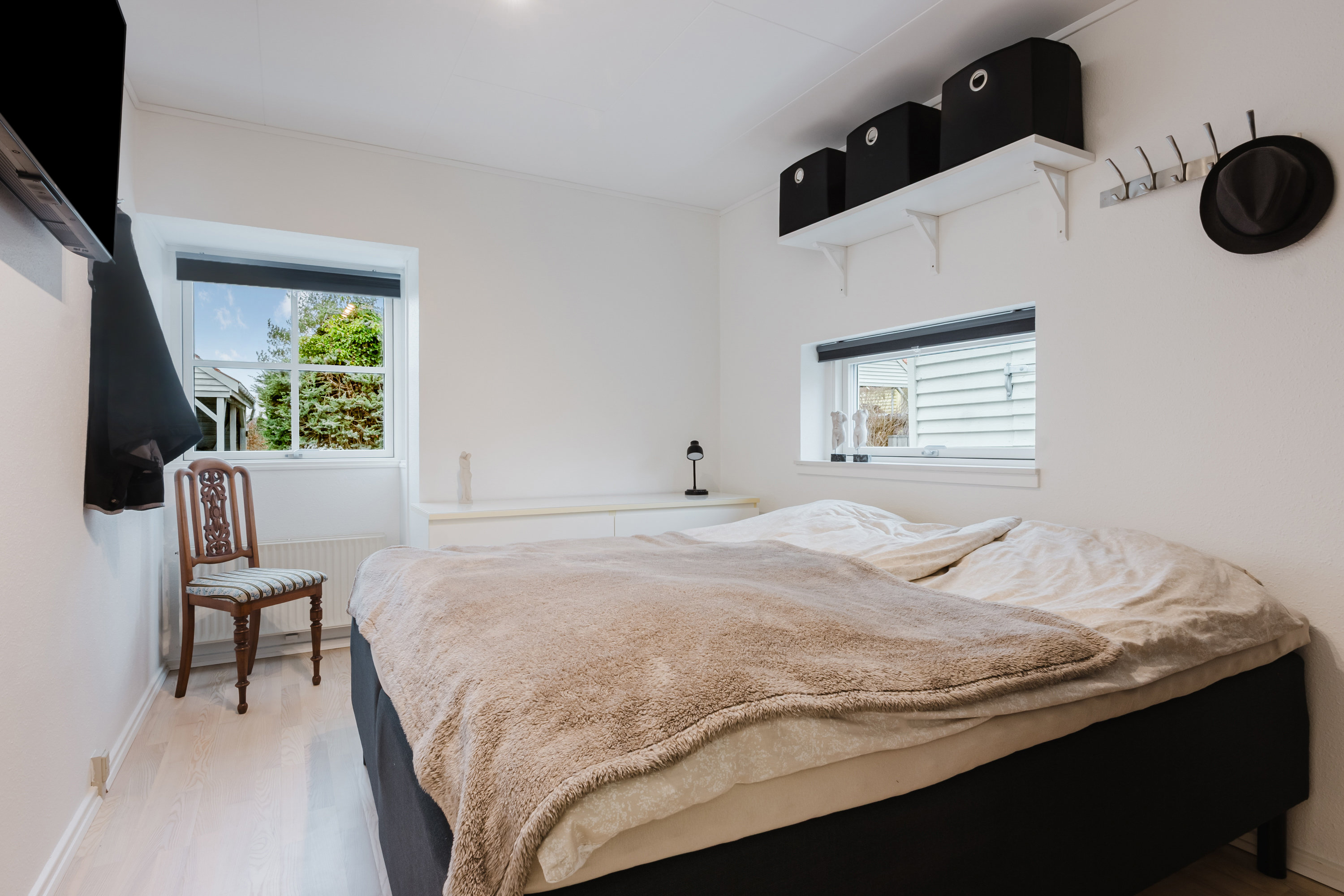 Fremhævet soveværelse billede i fuldskærmstilstand. Billede af Tronnehaven 1, 5800 Nyborg