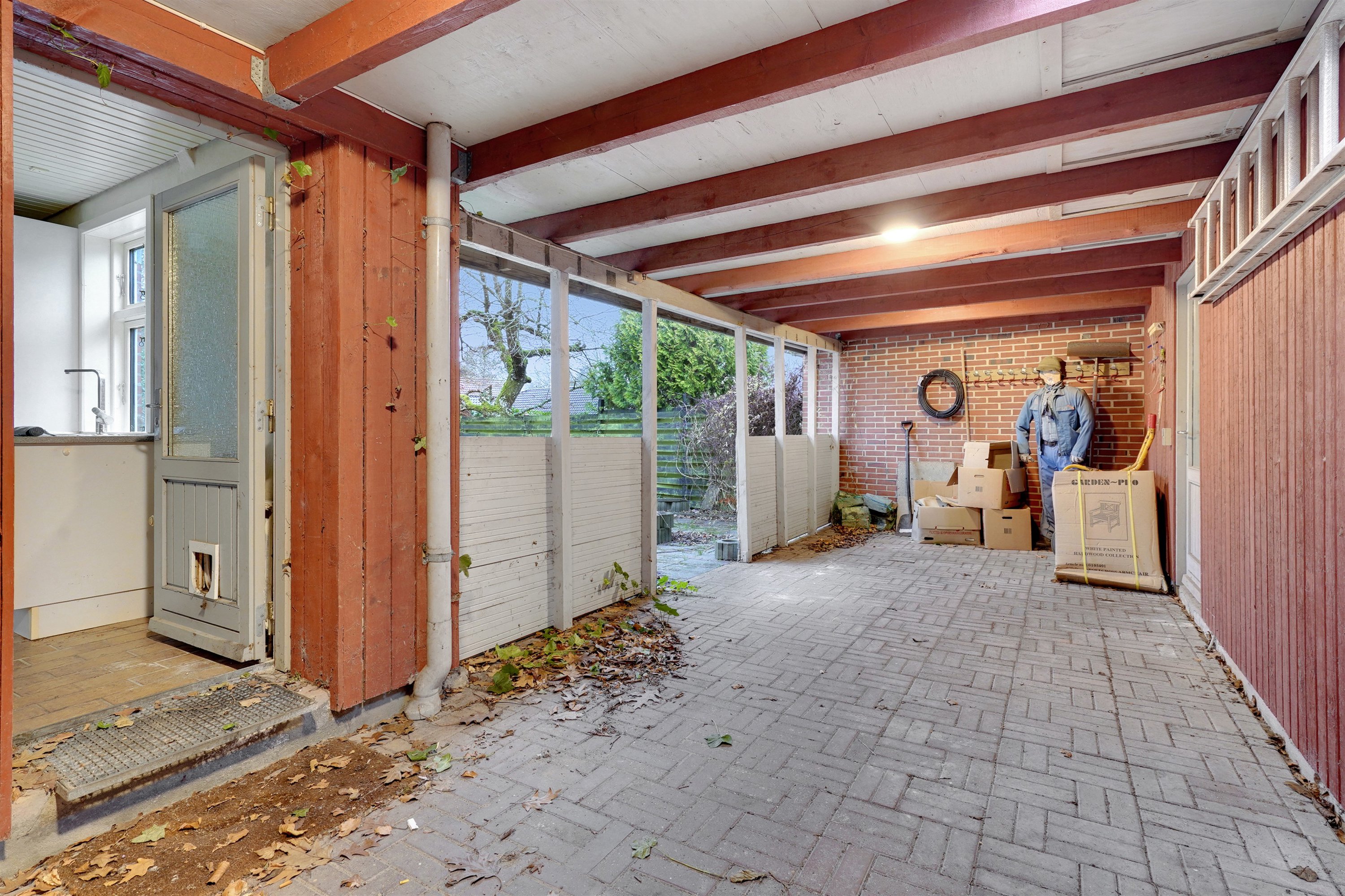 Fremhævet overdækket terrasse billede i fuldskærmstilstand. Billede af Sejlstedlundvej 16, 6715 Esbjerg N