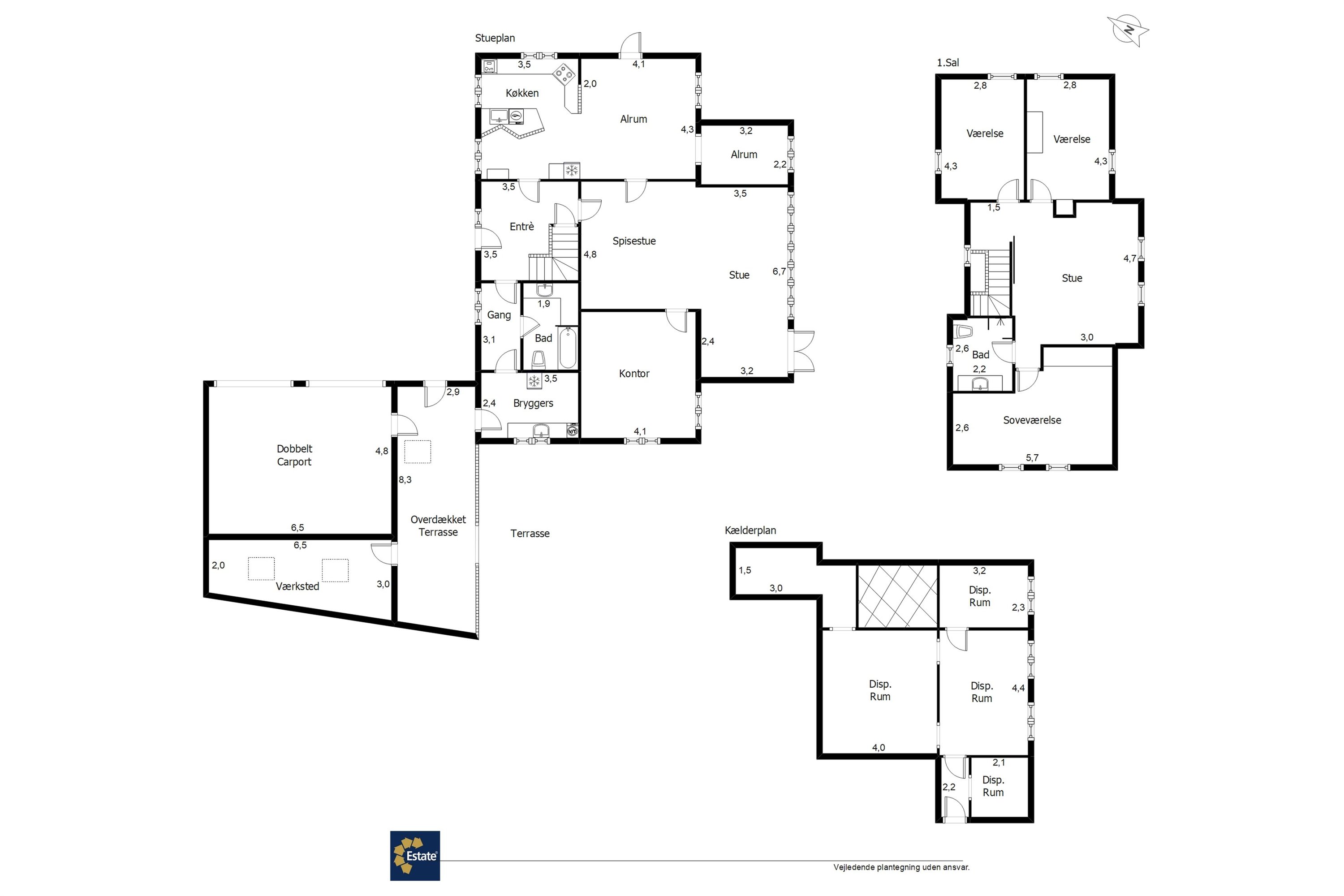 Plantegninger billede af Sejlstedlundvej 16, 6715 Esbjerg N