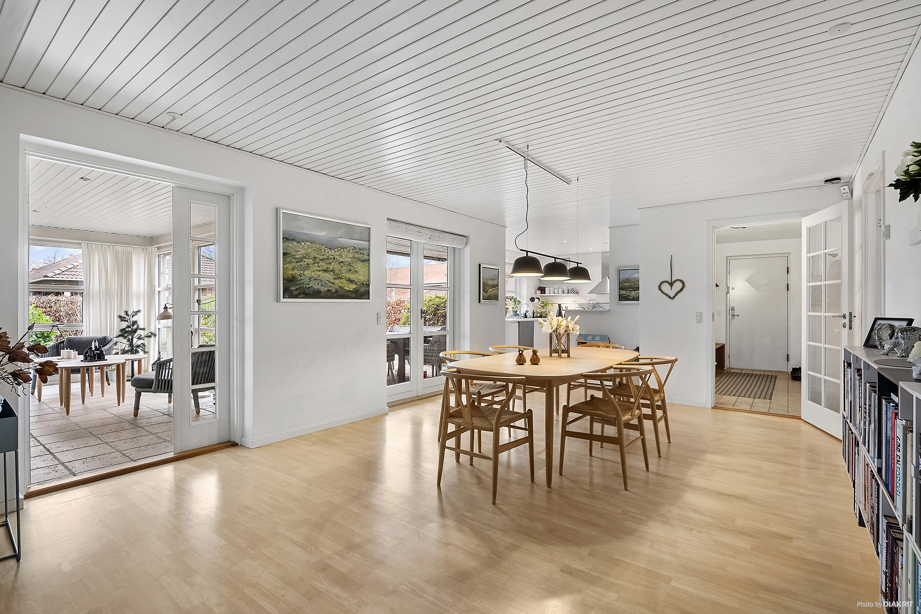Fremhævet spisestue billede i fuldskærmstilstand. Billede af Æblehaven 1, Strøby Egede, 4600 Køge