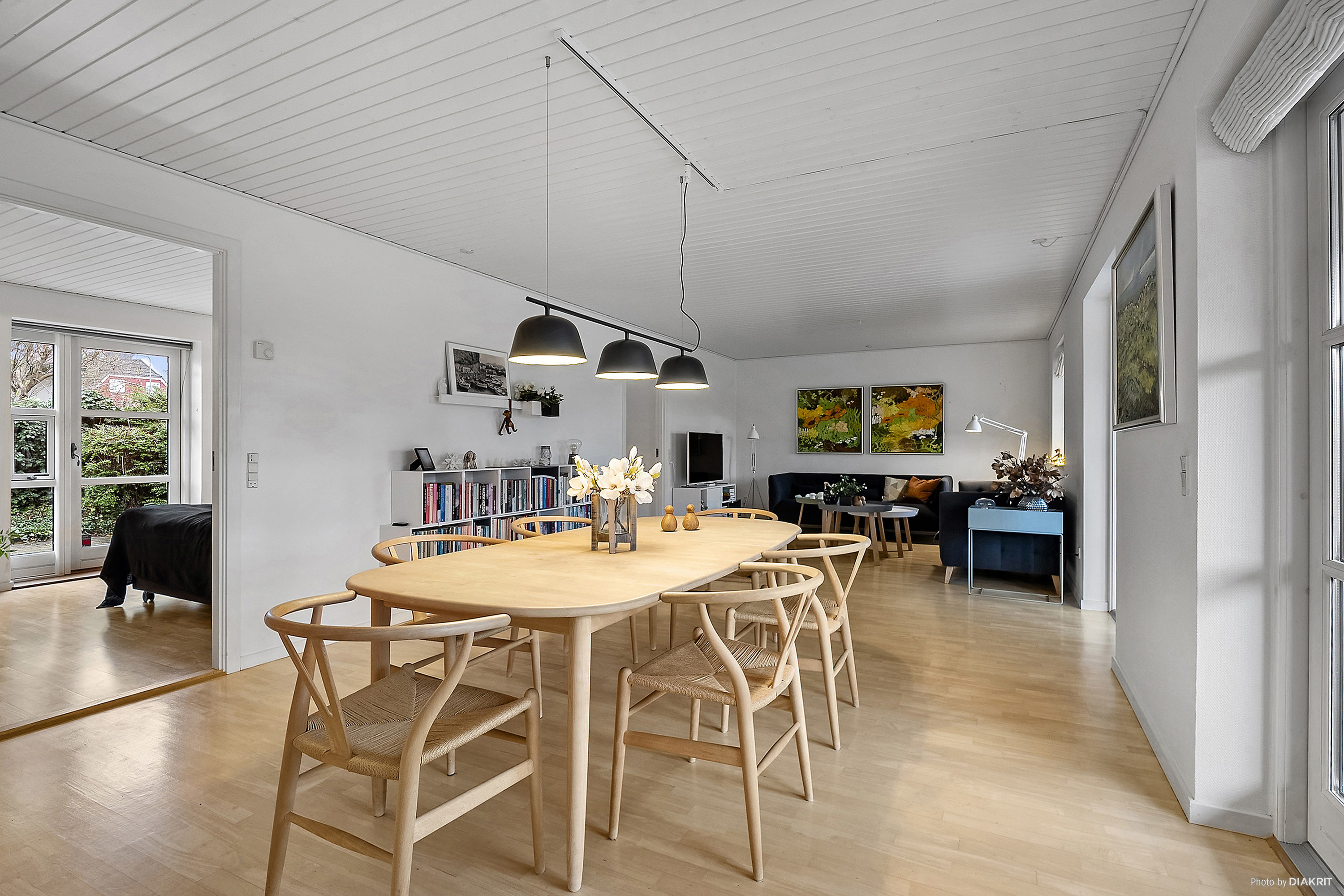 Fremhævet spisestue billede i fuldskærmstilstand. Billede af Æblehaven 1, Strøby Egede, 4600 Køge