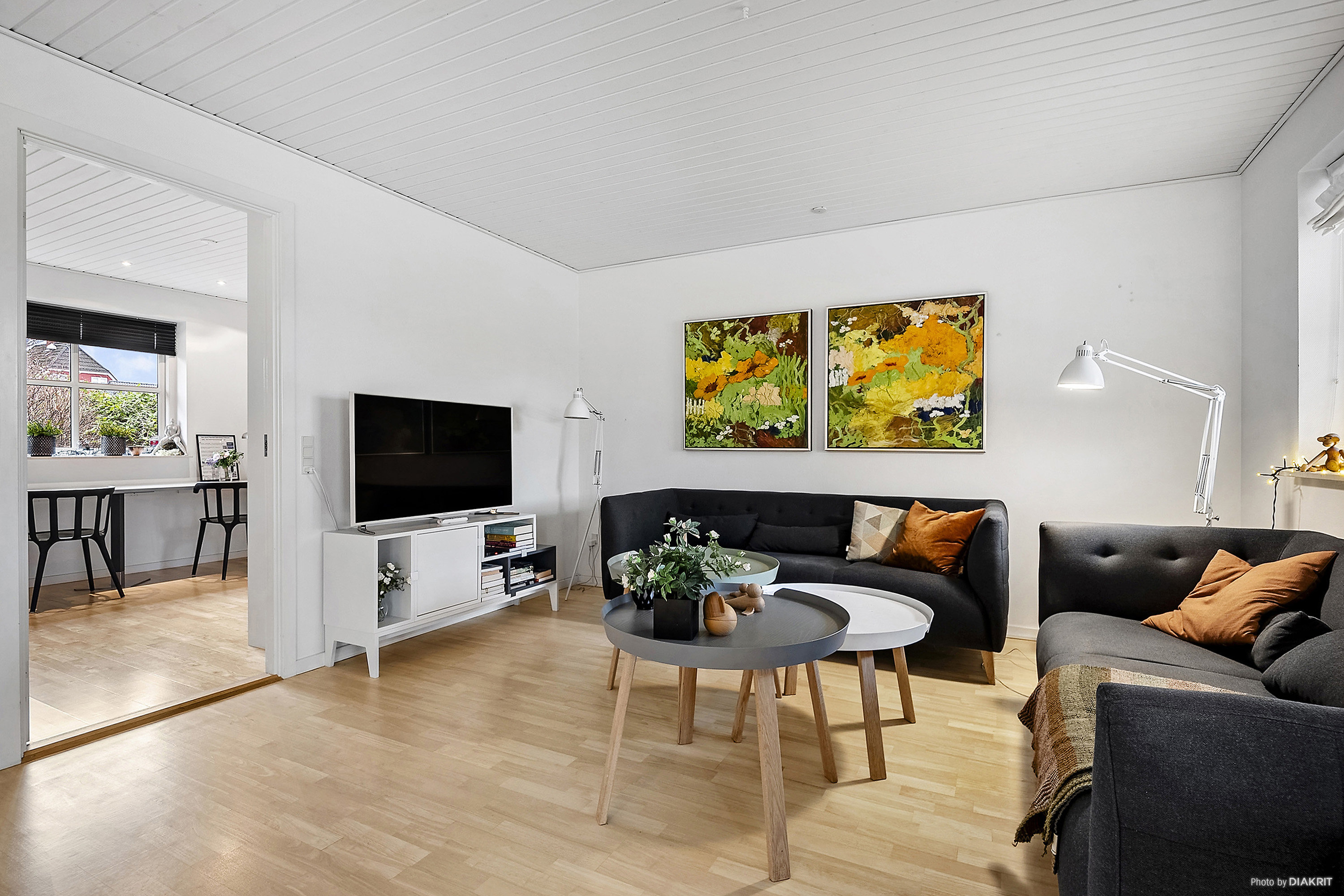 Fremhævet stue billede i fuldskærmstilstand. Billede af Æblehaven 1, Strøby Egede, 4600 Køge