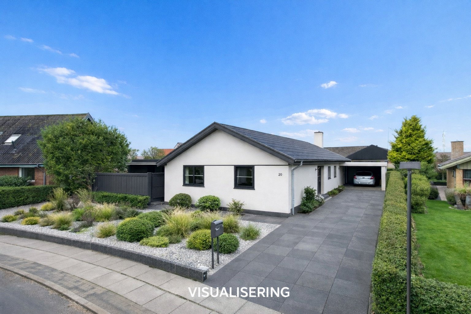 Villa: Visualisering på Toftevænget 20, Tyrsted, 8700 Horsens