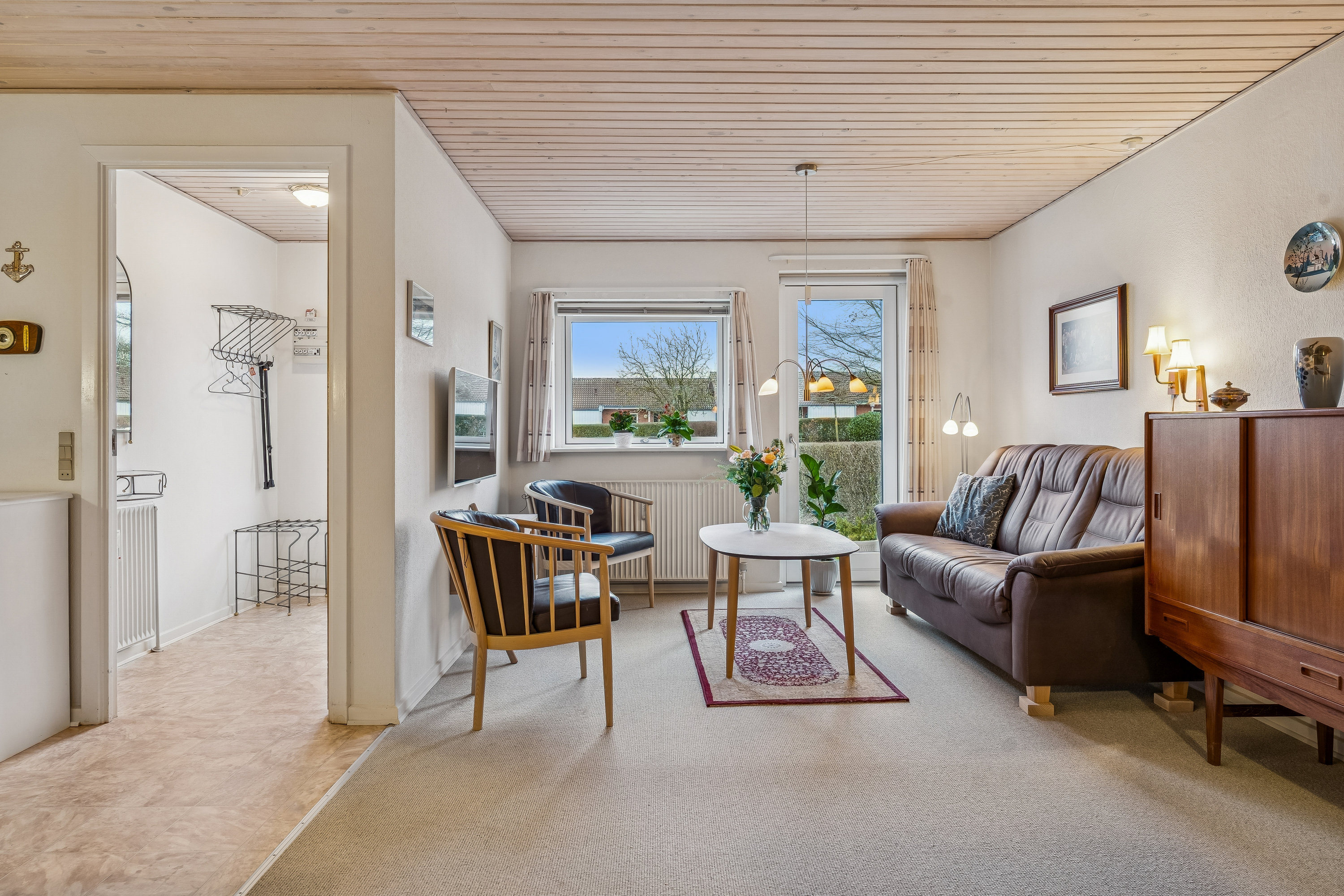 Fremhævet stue billede i fuldskærmstilstand. Billede af Bøgelunden 15, 8722 Hedensted