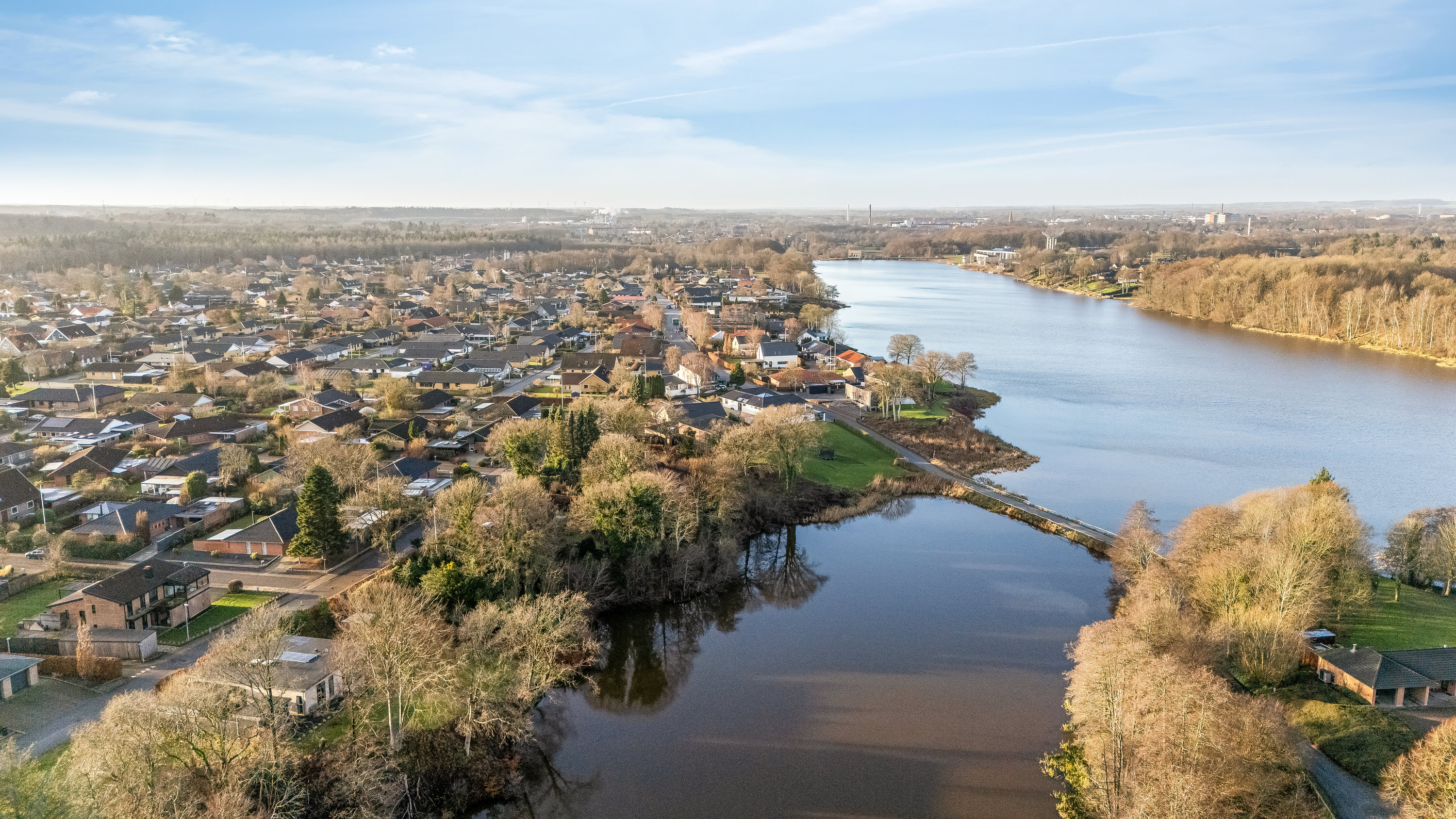 Miniaturebillede 1: luftfoto. Billede af Egevej 5, Mejdal, 7500 Holstebro