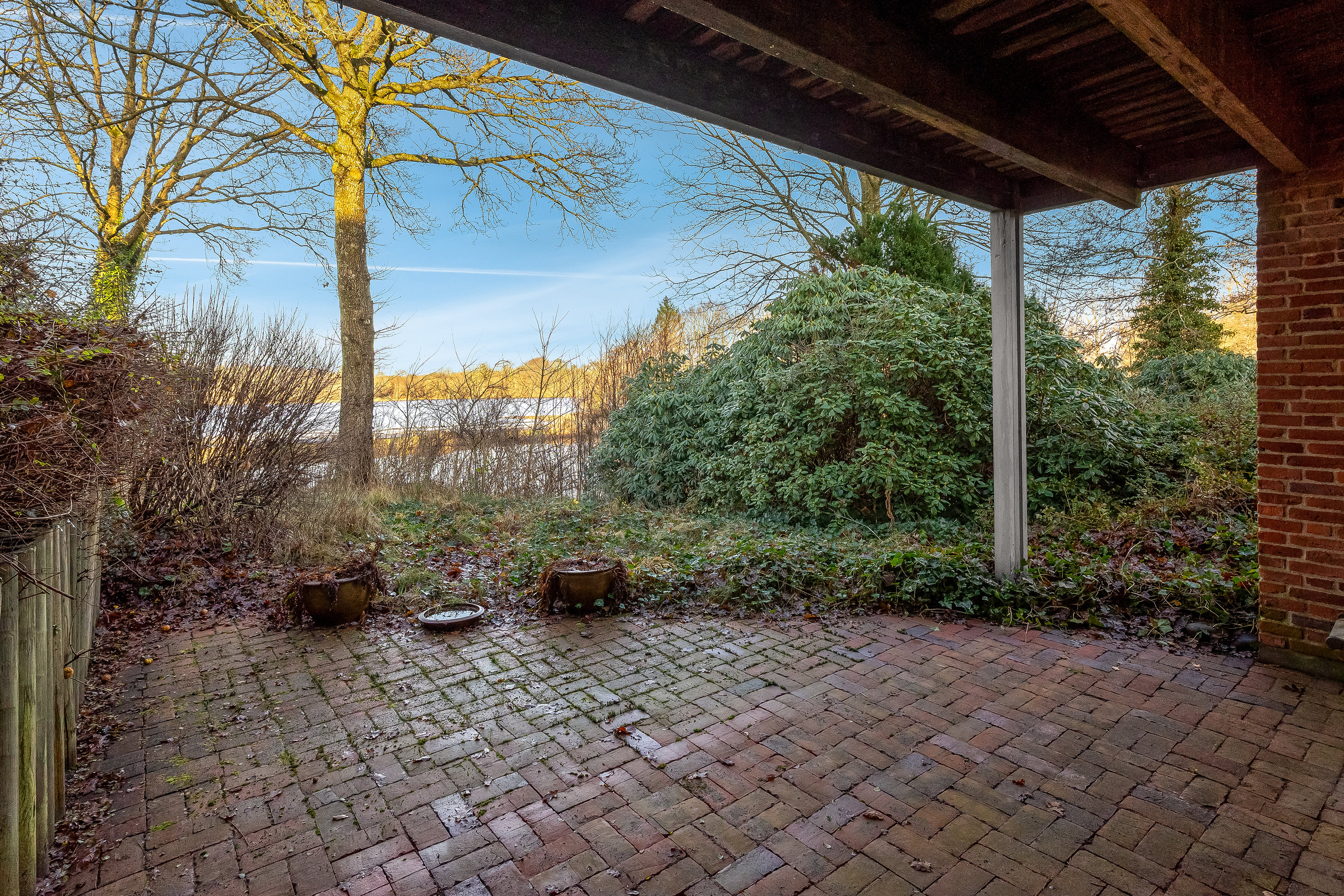 Fremhævet overdækket terrasse billede i fuldskærmstilstand. Billede af Egevej 5, Mejdal, 7500 Holstebro